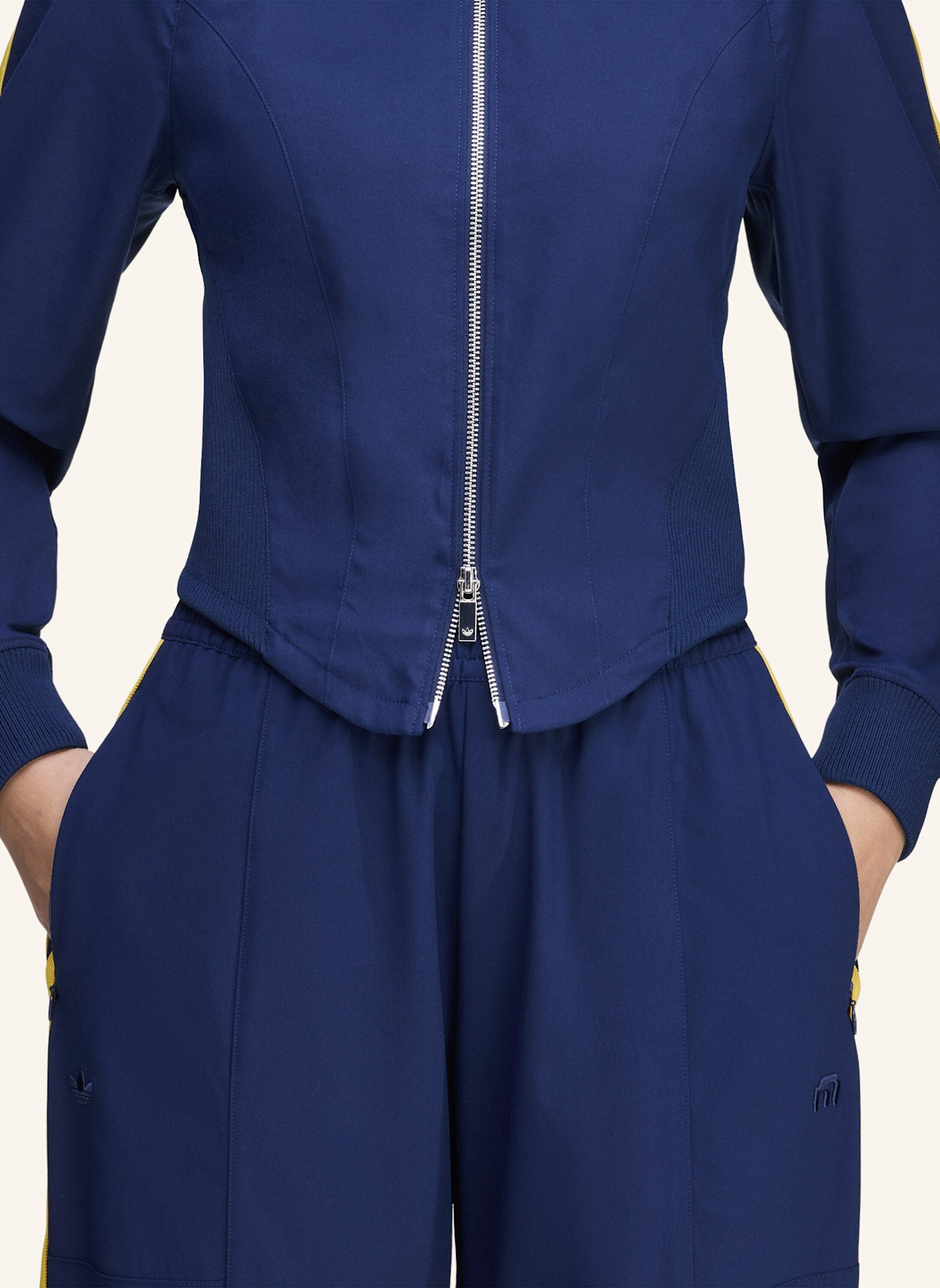 adidas Originals MIAOU CORSET TRACK TOP: BLAU