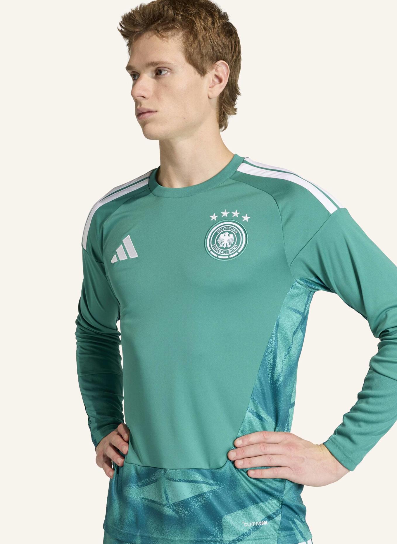adidas DEUTSCHLAND 26 LANGÄRMELIGES TORWART-HEIMTRIKOT: GRÜN