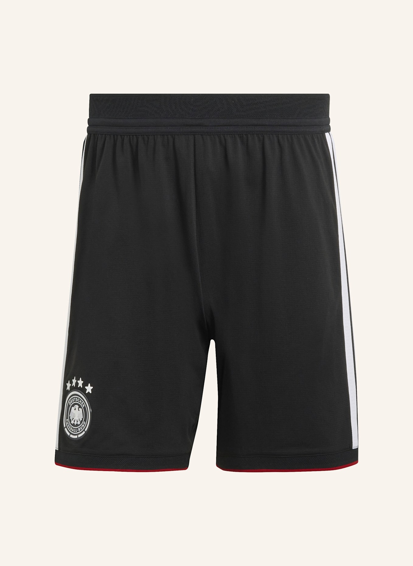 adidas DEUTSCHLAND 26 AUTHENTIC HEIMSHORTS: SCHWARZ
