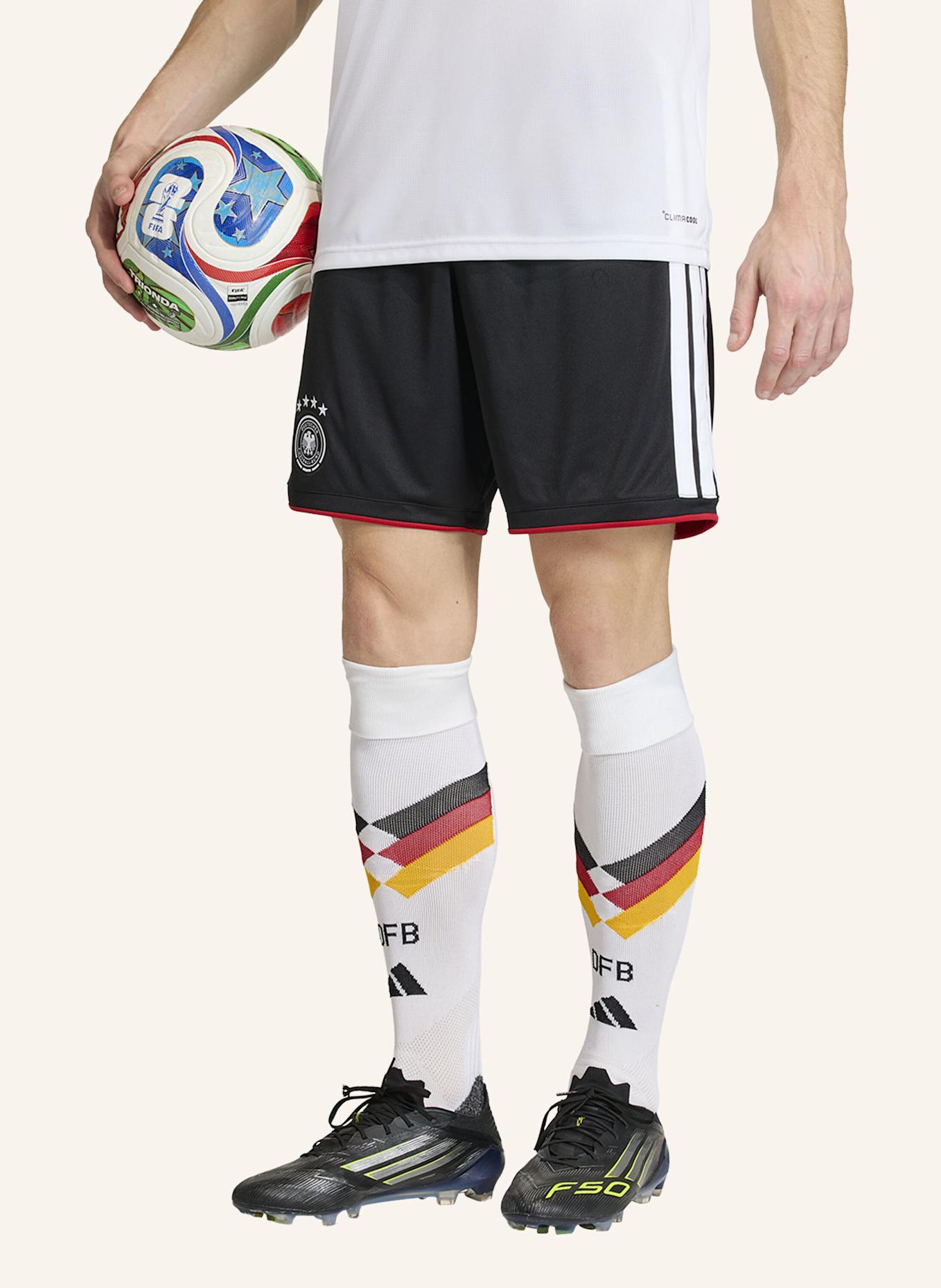 adidas DEUTSCHLAND 26 AUTHENTIC HEIMSHORTS: SCHWARZ