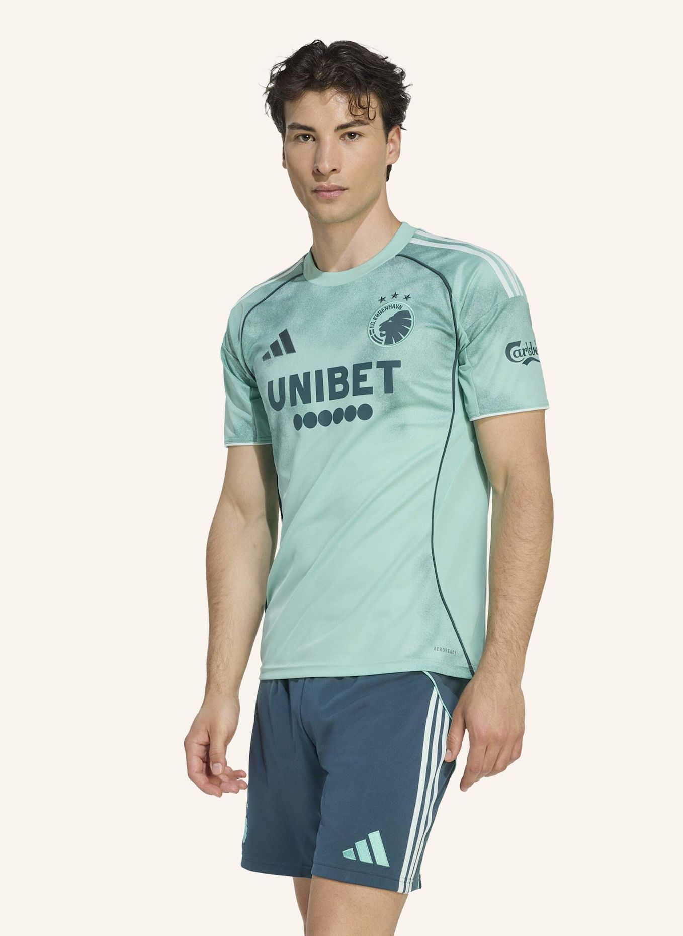 adidas FC KOPENHAGEN 2025/2026 AUSWEICHTRIKOT: GRÜN