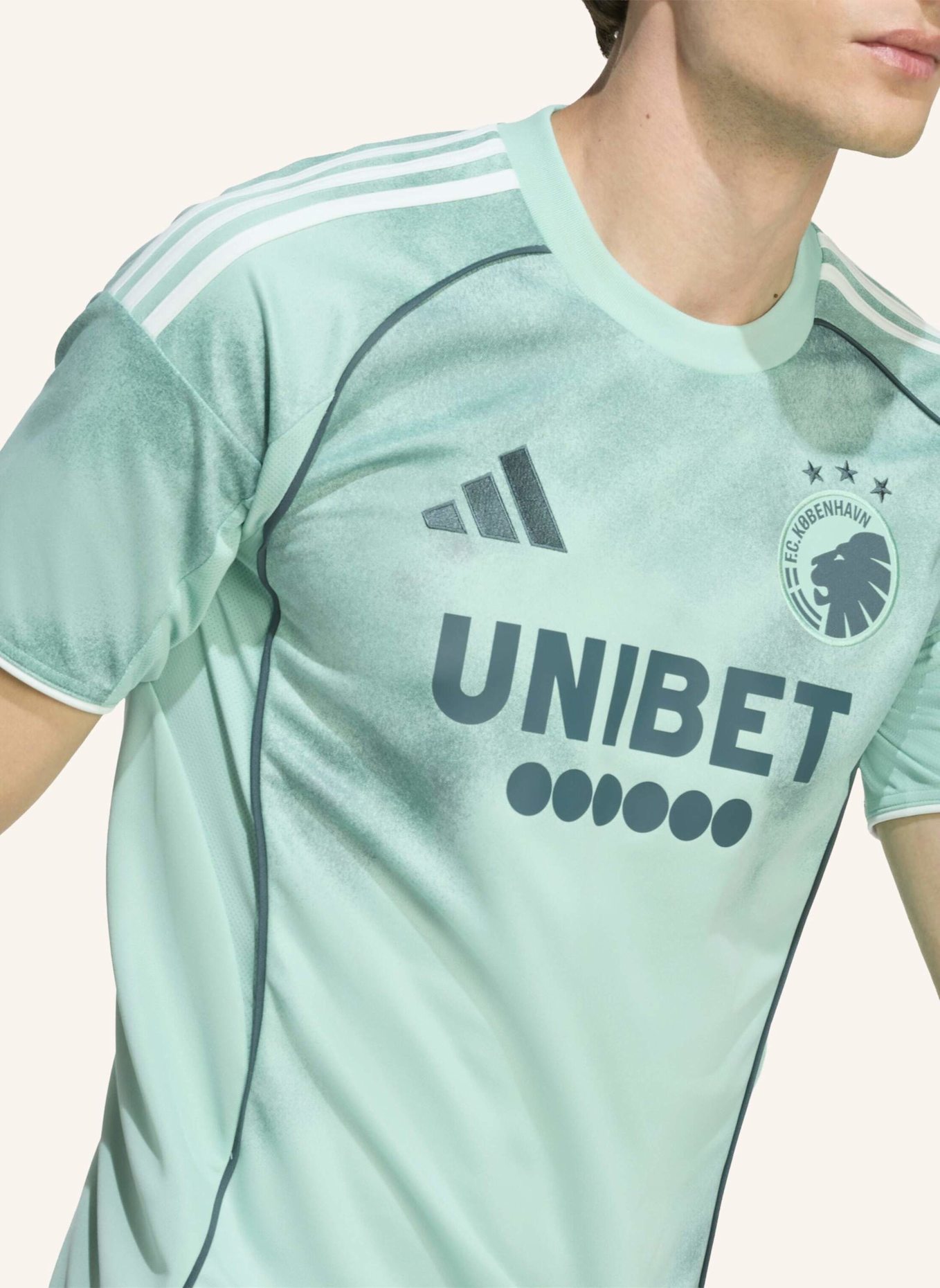 adidas FC KOPENHAGEN 2025/2026 AUSWEICHTRIKOT: GRÜN