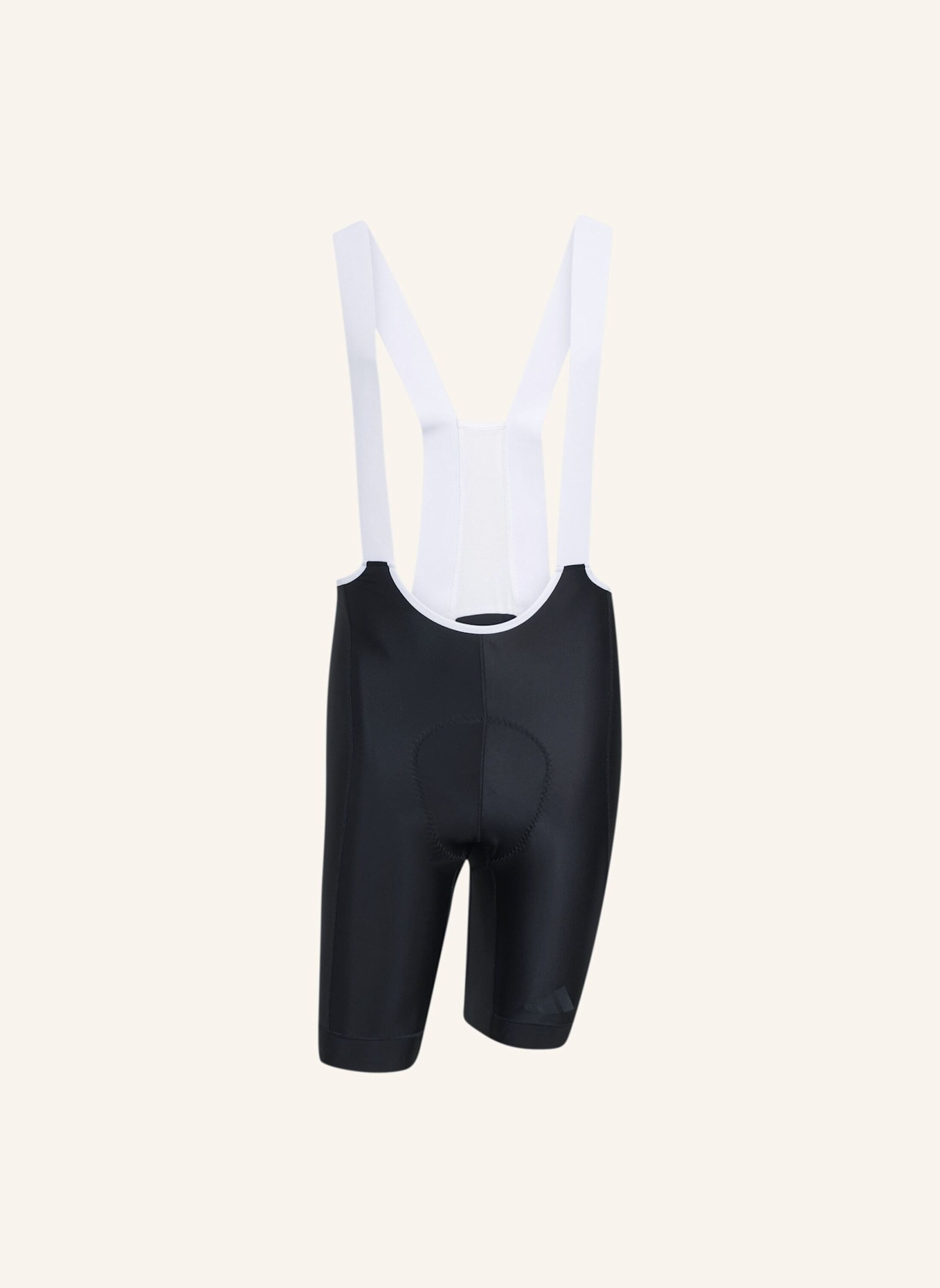 adidas ESSENTIALS GEPOLSTERTE FAHRRADSHORTS MIT TRÄGERN: SCHWARZ