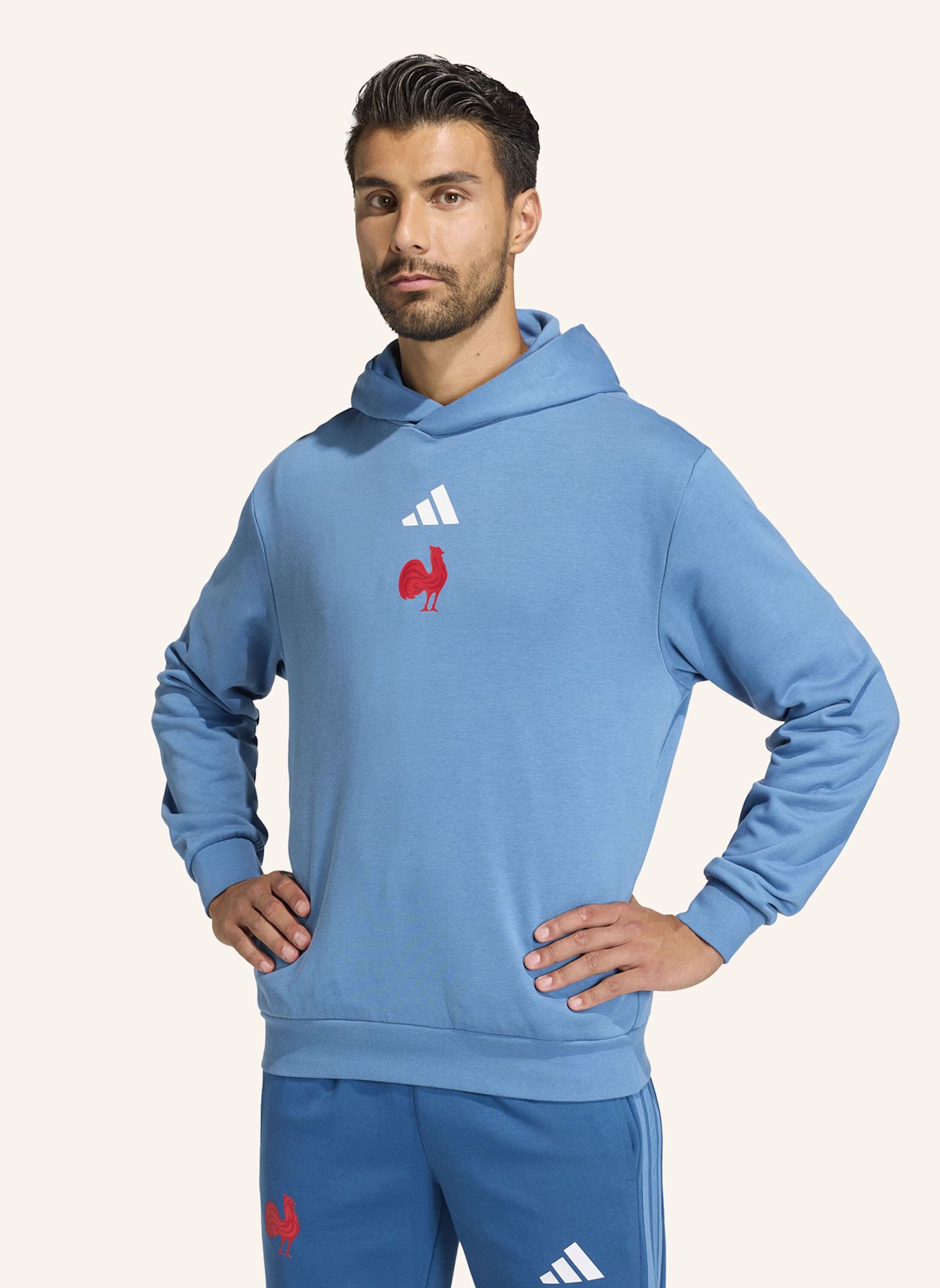 adidas FFR HOODY: BLAU