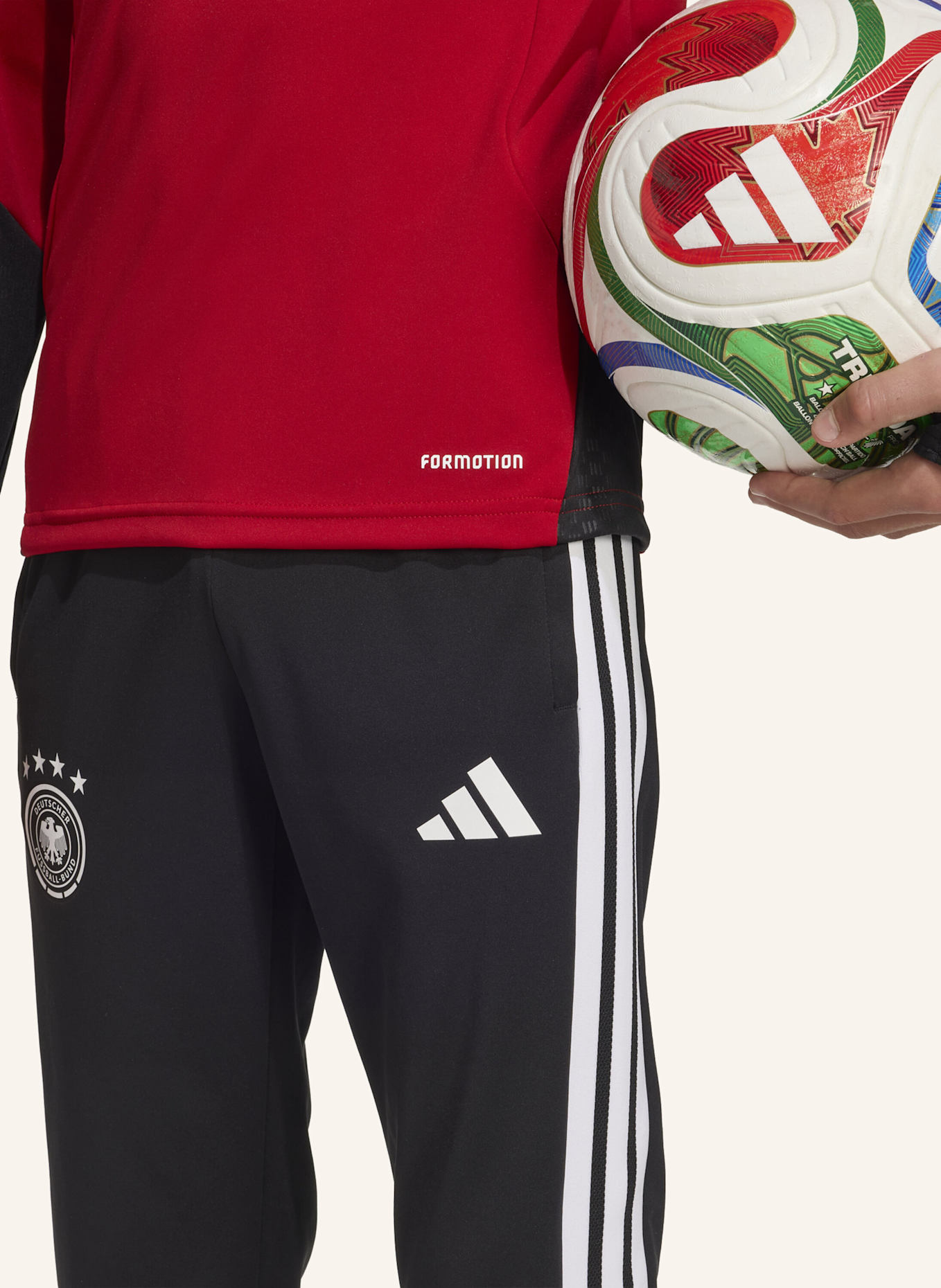 adidas GERMANY 26 TIRO KIDS TRAININGSOBERTEIL: ROT