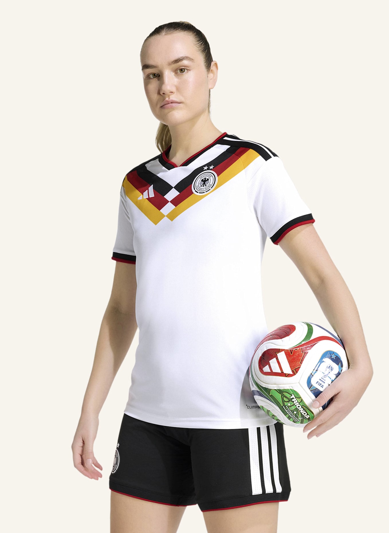adidas DEUTSCHLAND 26 HEIMTRIKOT FRAUENTEAM: WEISS