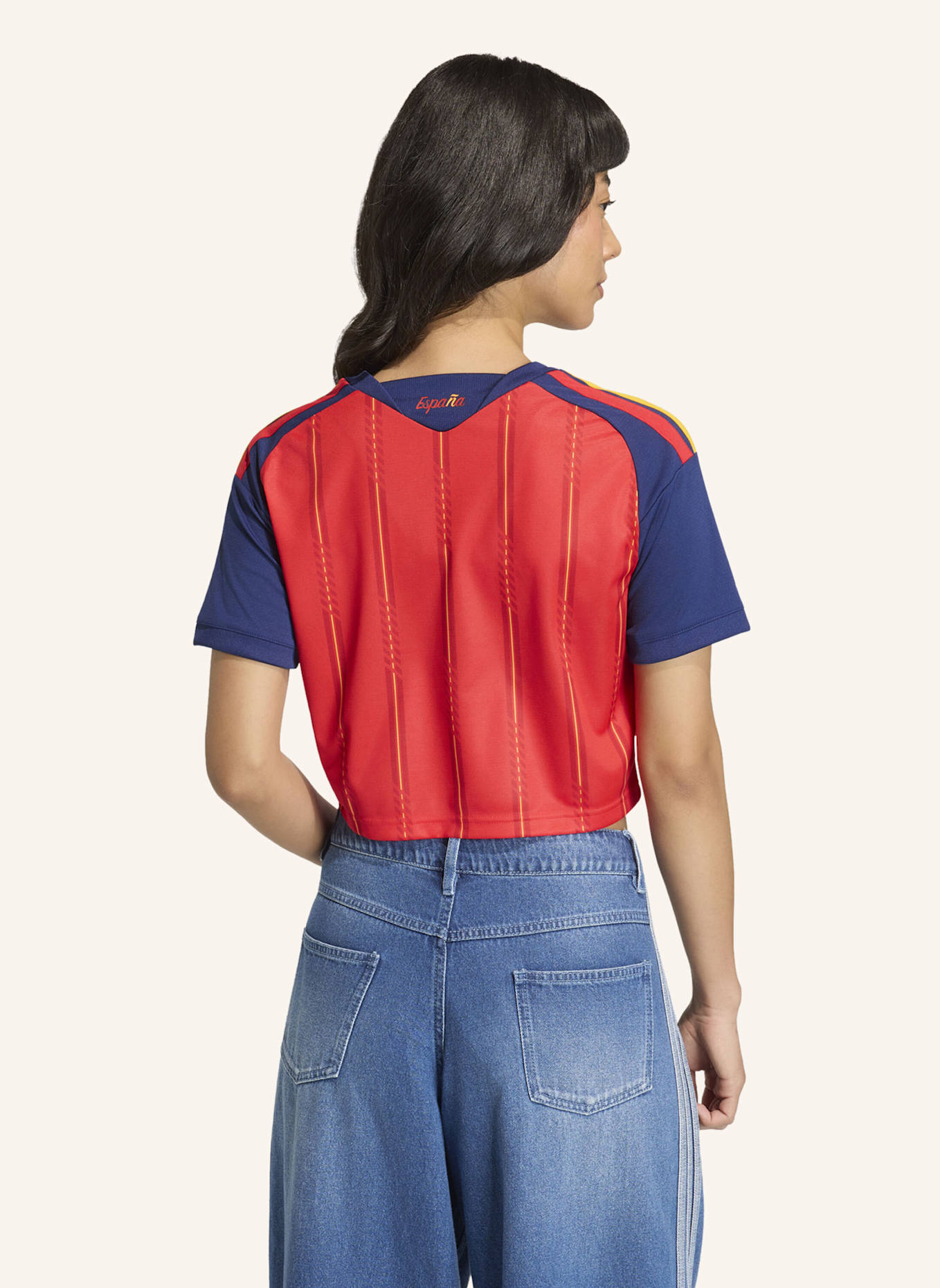 adidas KÜRZER GESCHNITTENES SPANIEN 26 HEIMTRIKOT: ROT