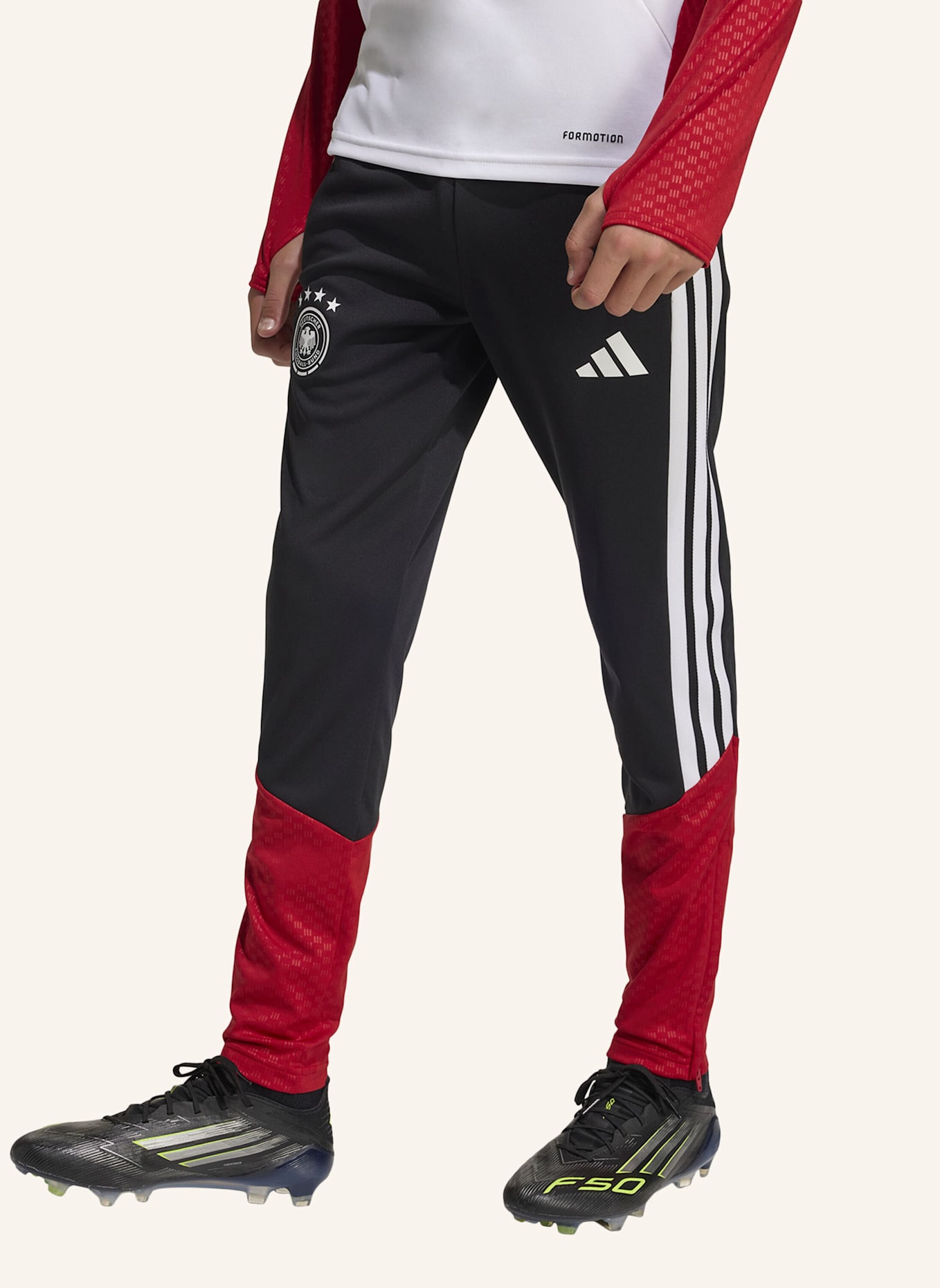 adidas DEUTSCHLAND 26 TIRO TRAININGSHOSE KIDS: SCHWARZ