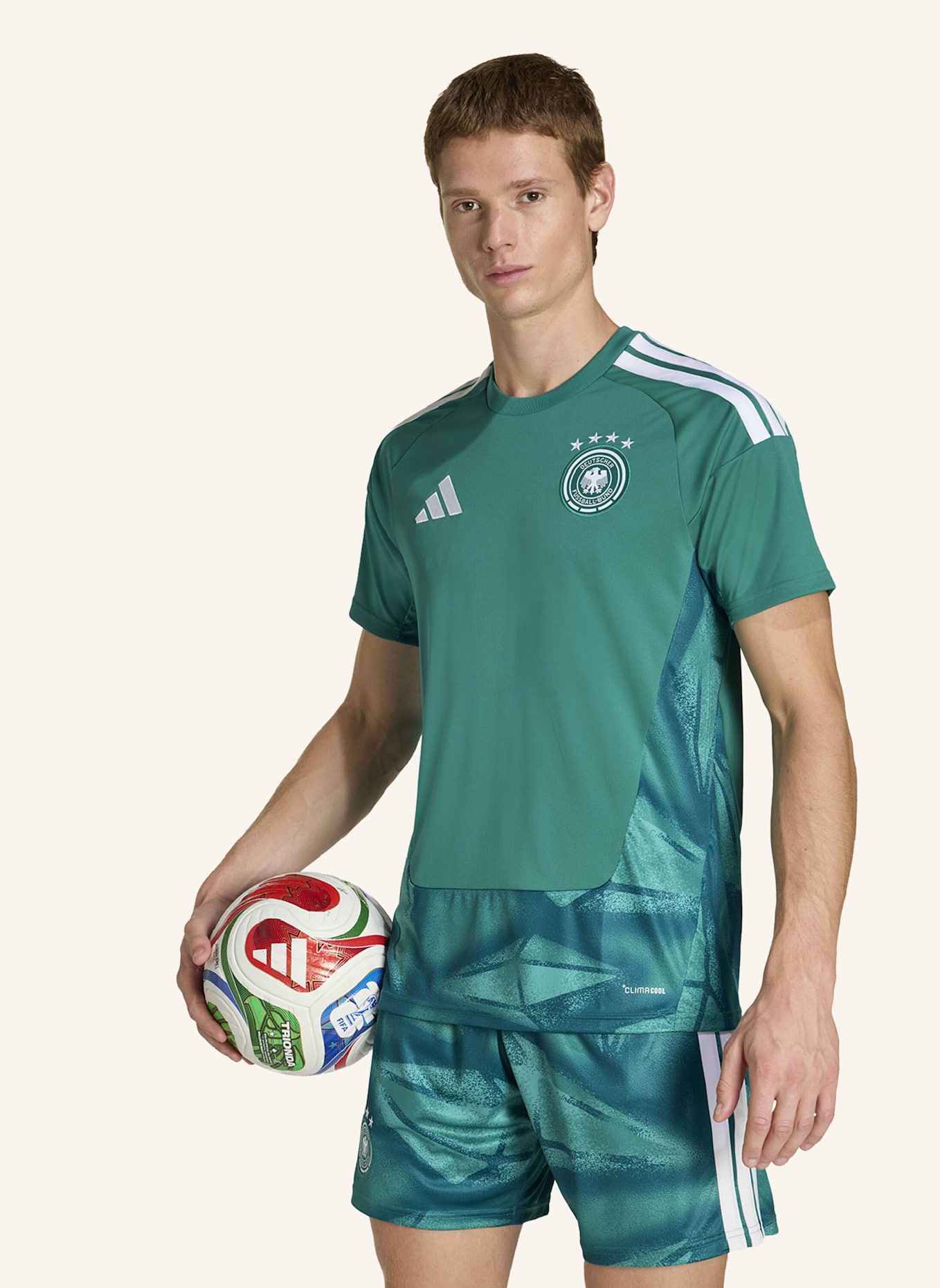 adidas Torwarttrikot REPLICA HEIM DEUTSCHLAND 26: GRÜN