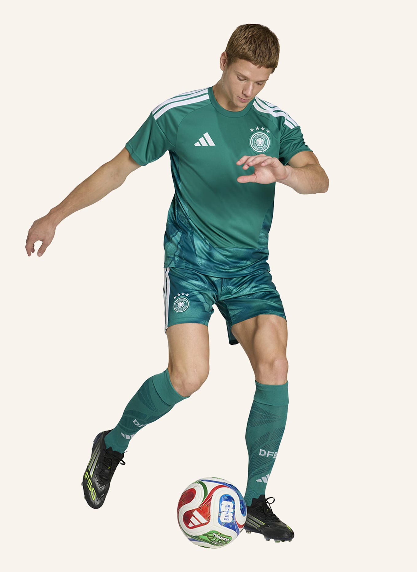 adidas Torwarttrikot REPLICA HEIM DEUTSCHLAND 26: GRÜN