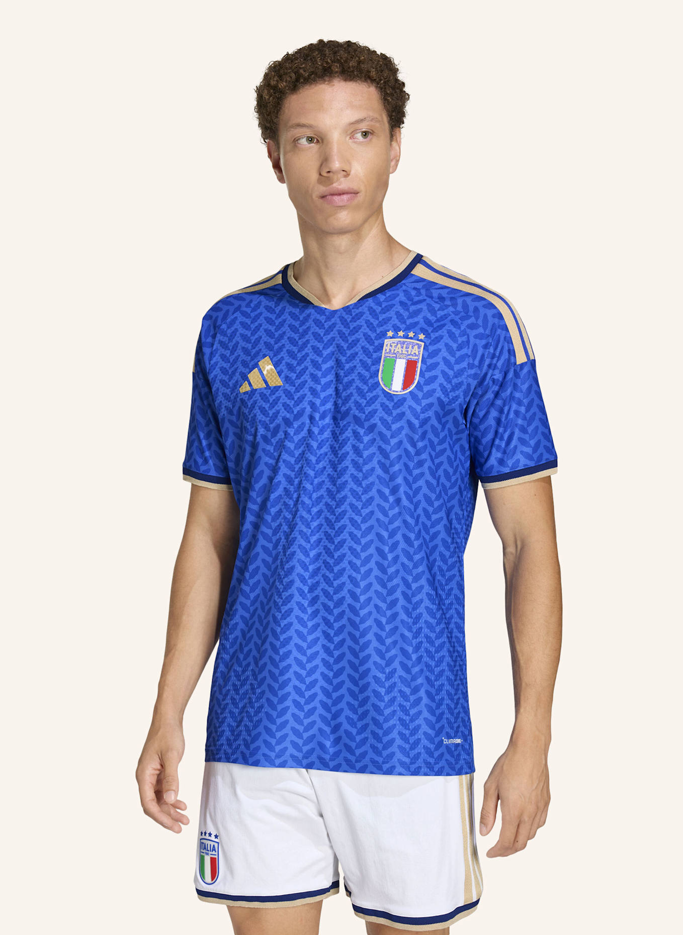 adidas ITALIEN 26 AUTHENTIC HEIMTRIKOT: BLAU