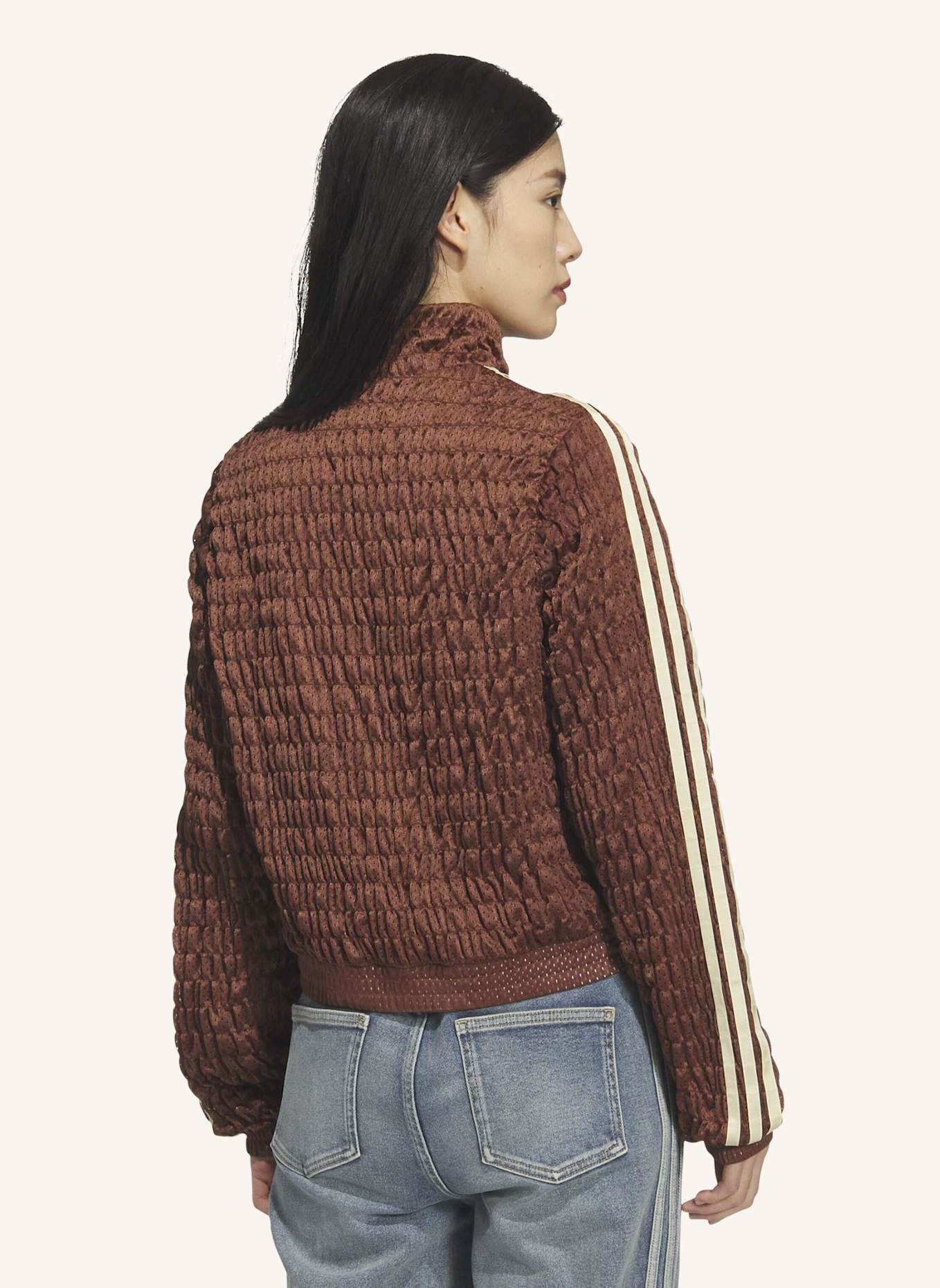 adidas Originals SMOKED TRACK TOP: BRAUN