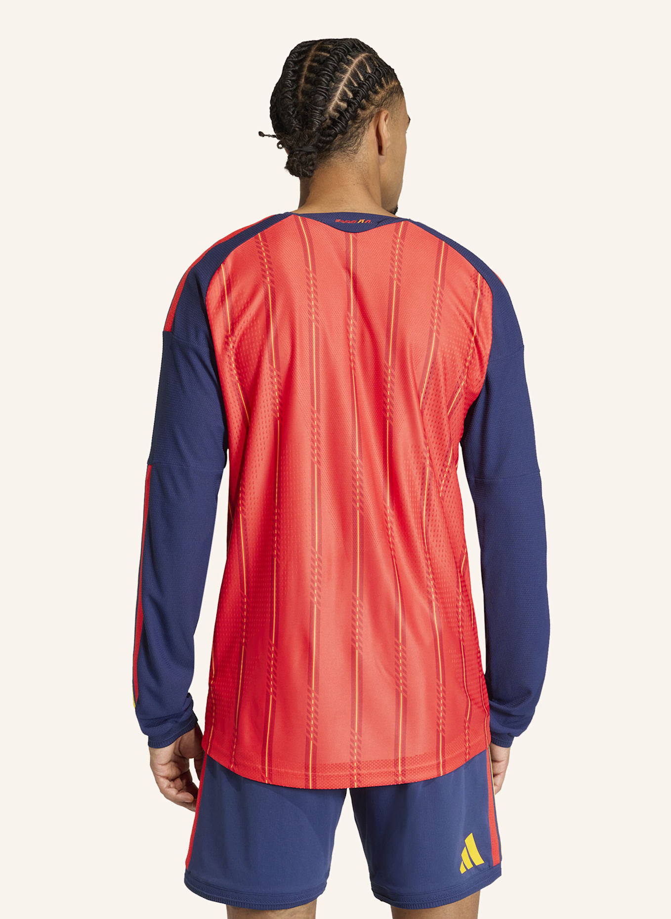 adidas SPANIEN 26 HOME AUTHENTIC LANGÄRMELIGES TRIKOT: ROT