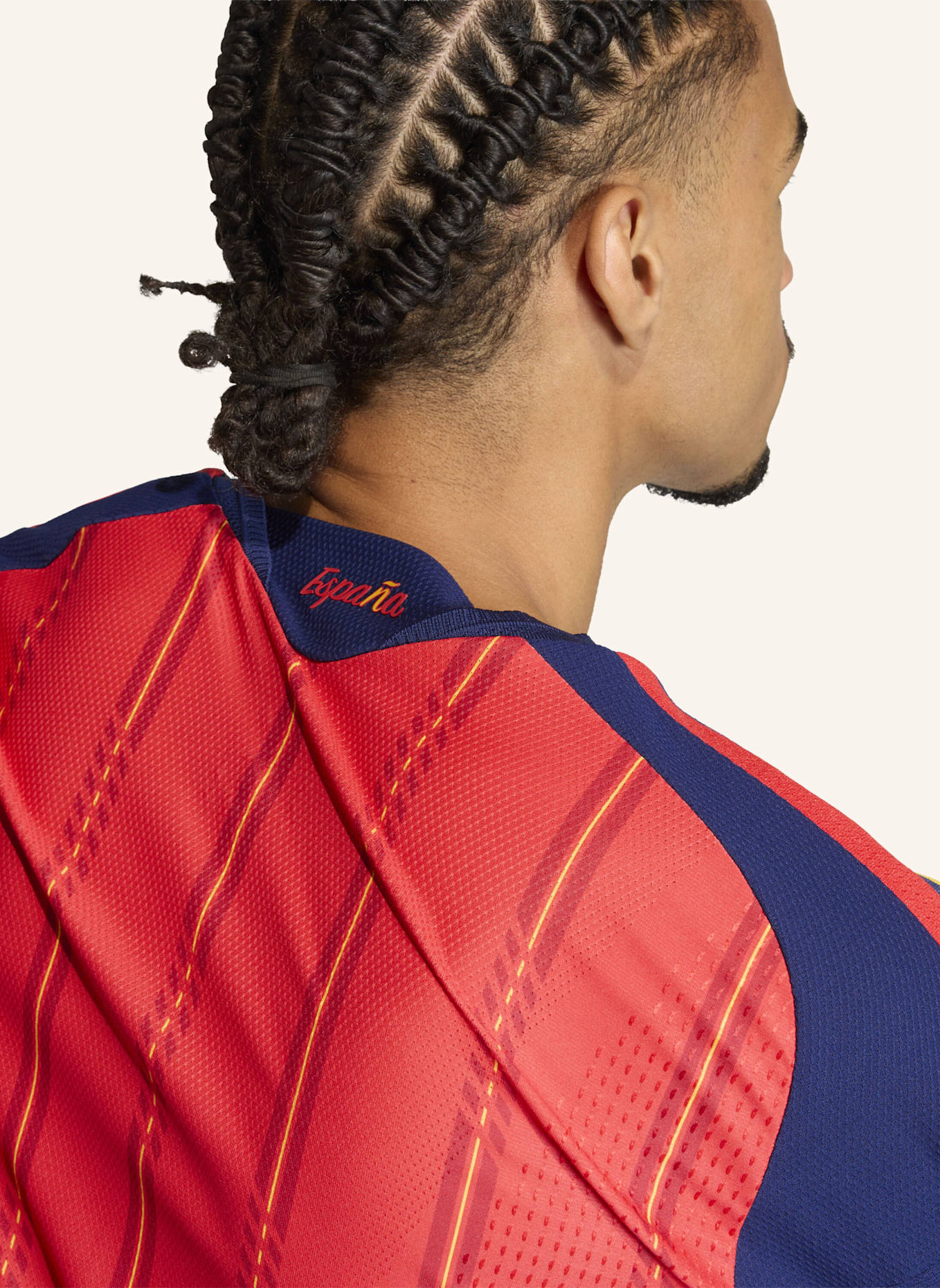 adidas SPANIEN 26 HOME AUTHENTIC LANGÄRMELIGES TRIKOT: ROT