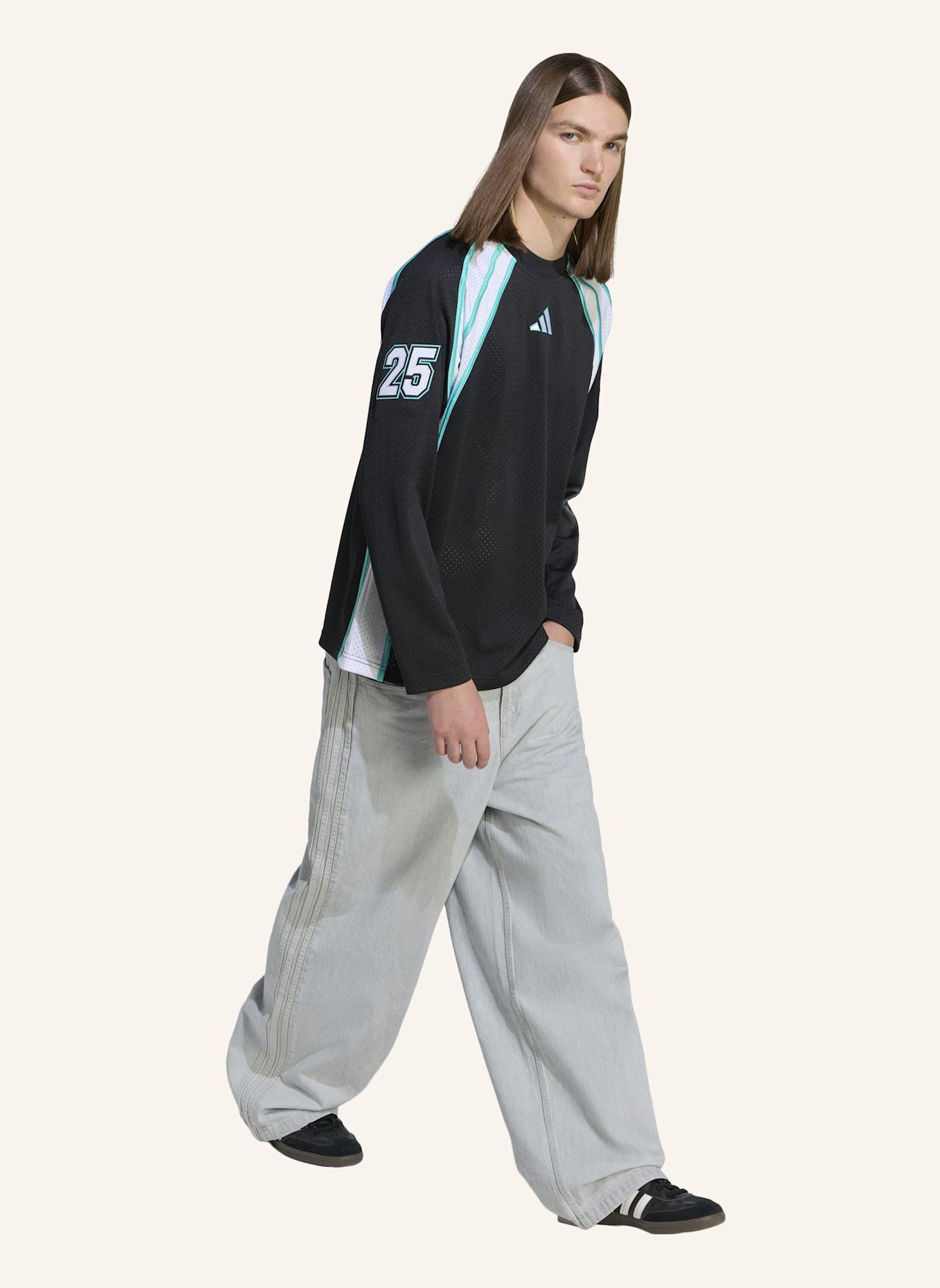 adidas MERCEDES - AMG PETRONAS FORMULA ONE TEAM LAS VEGAS LONGSLEEVE FÜR HERREN: SCHWARZ/ WEISS