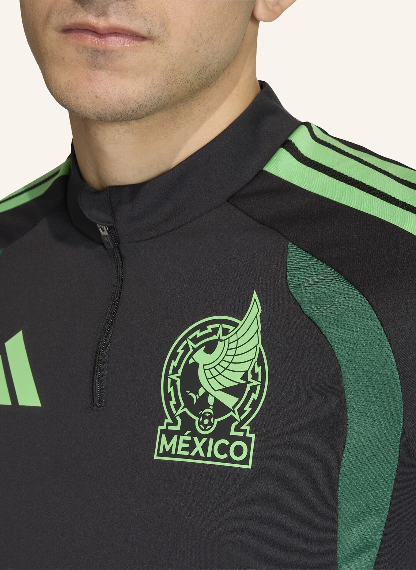 adidas MEXIKO 26 TIRO TRAININGSOBERTEIL: SCHWARZ