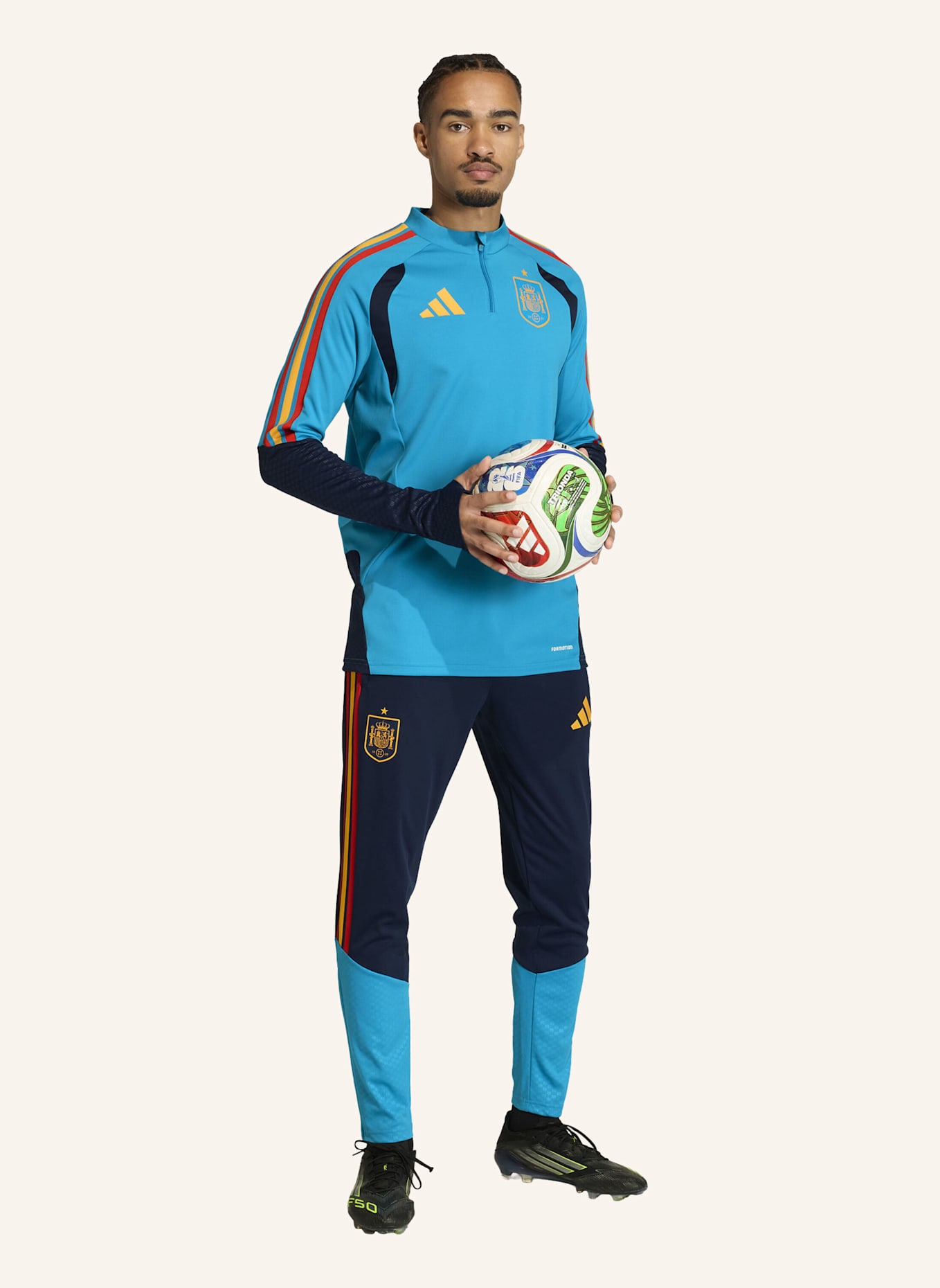 adidas SPANIEN 26 TIRO TRAININGSOBERTEIL: BLAU