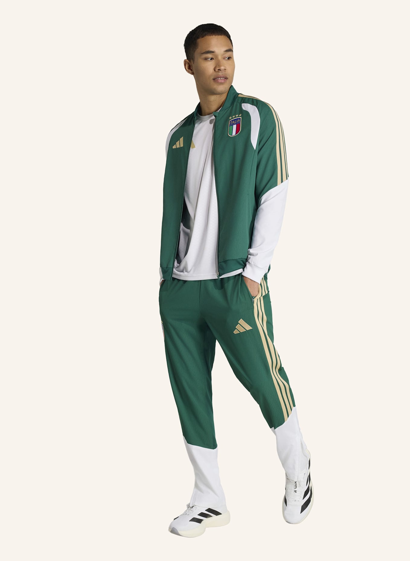 adidas ITALIEN 26 TIRO PRÄSENTATIONSHOSE: GRÜN