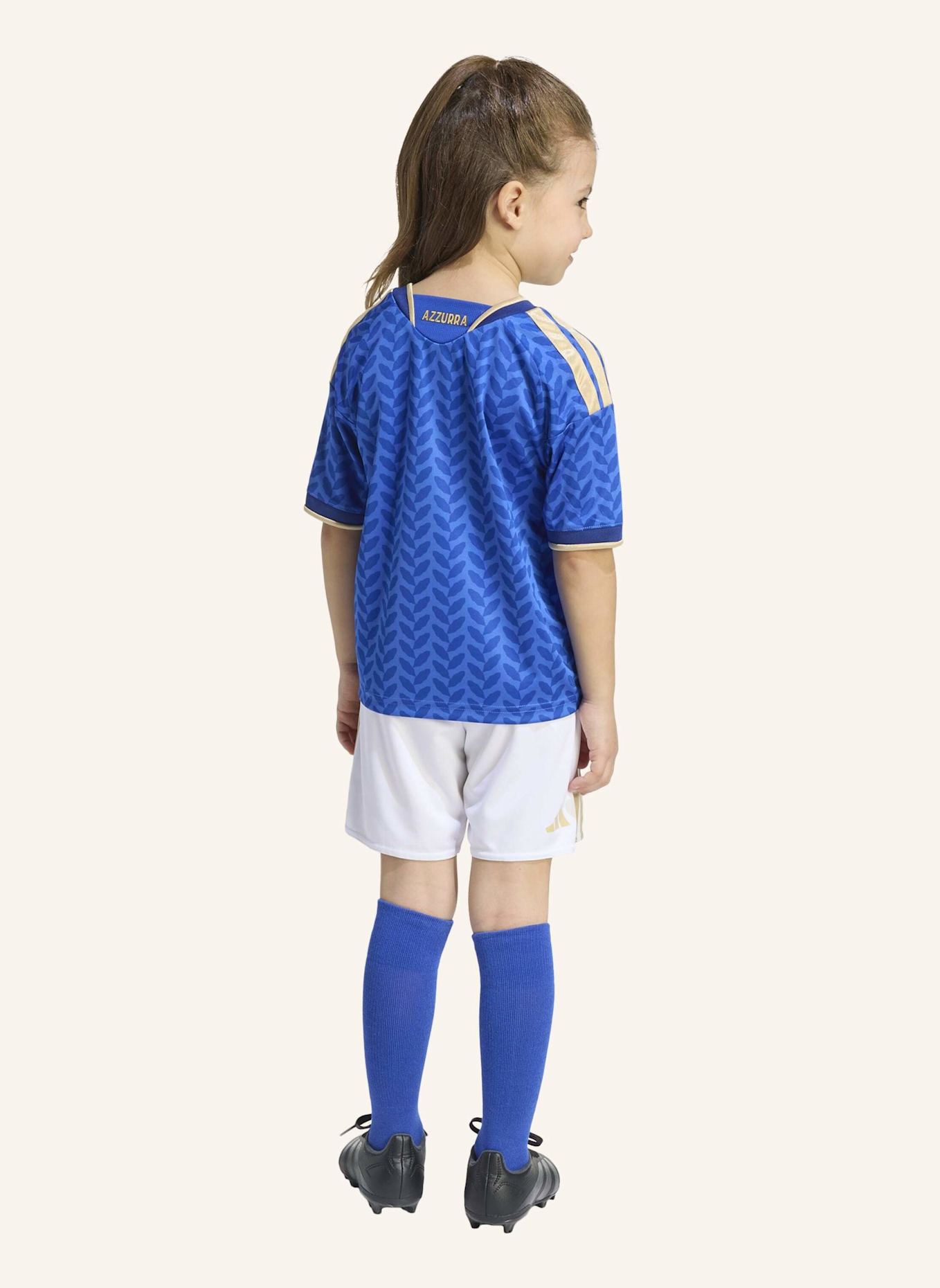 adidas ITALIEN 26 KIDS HEIM-SET: BLAU