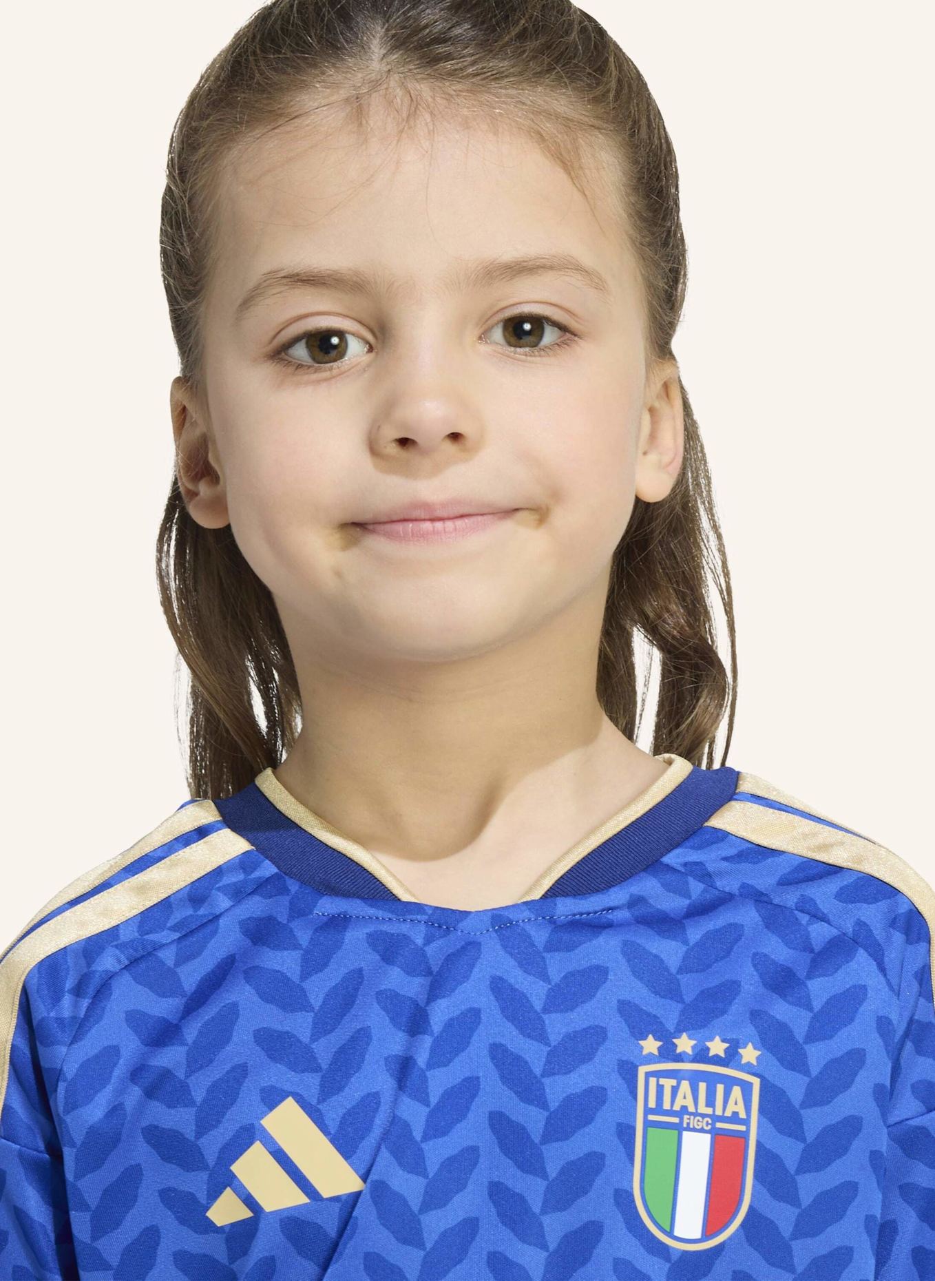 adidas ITALIEN 26 KIDS HEIM-SET: BLAU