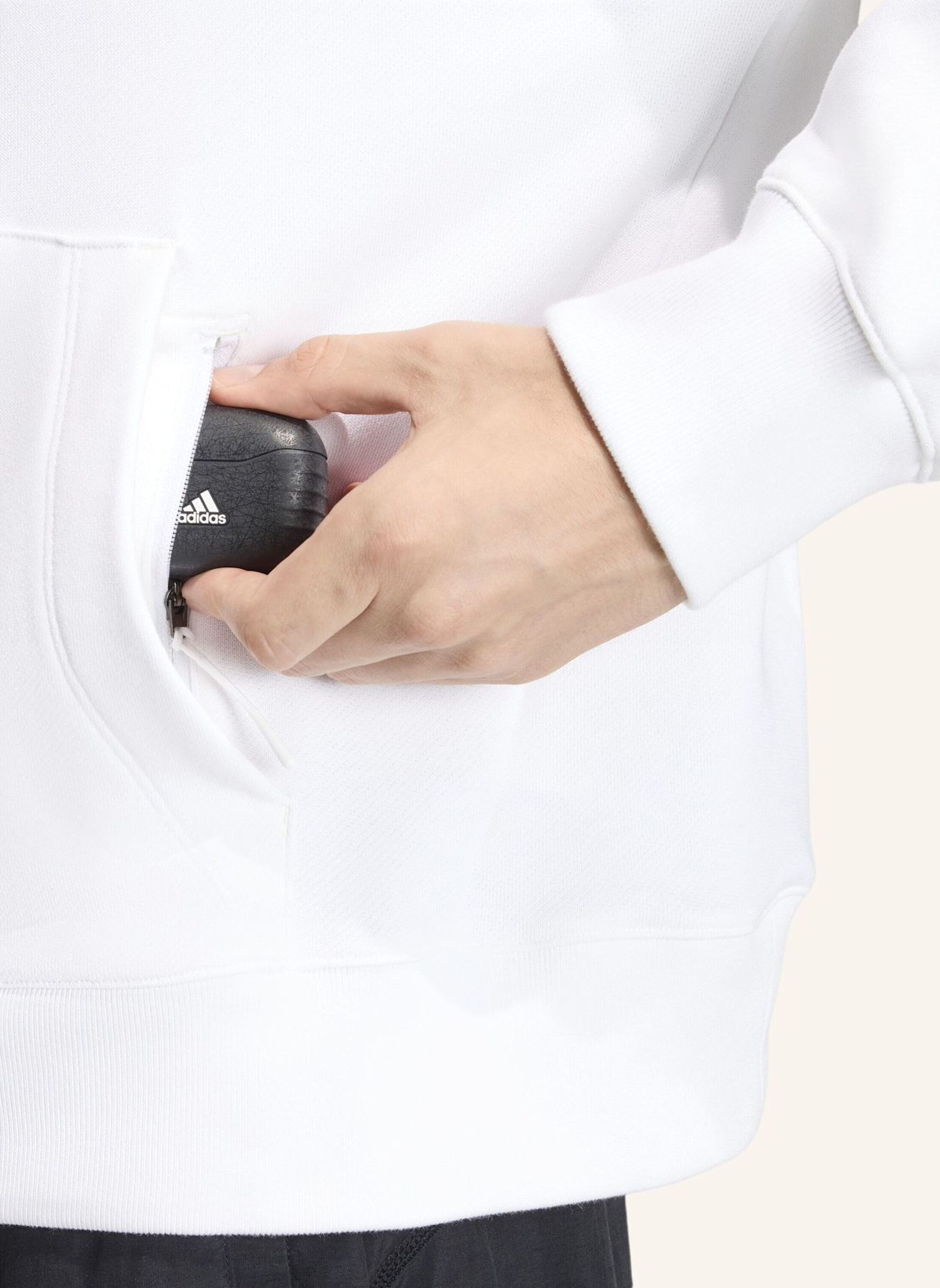 adidas ADI365 CHEERING HOODIE: WEISS