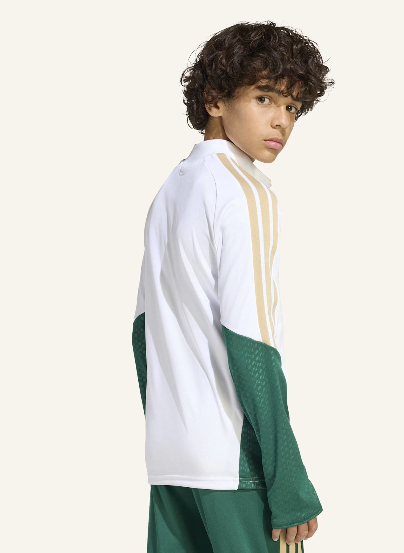 adidas ITALIEN 26 TIRO TRAININGSOBERTEIL KINDER: WEISS