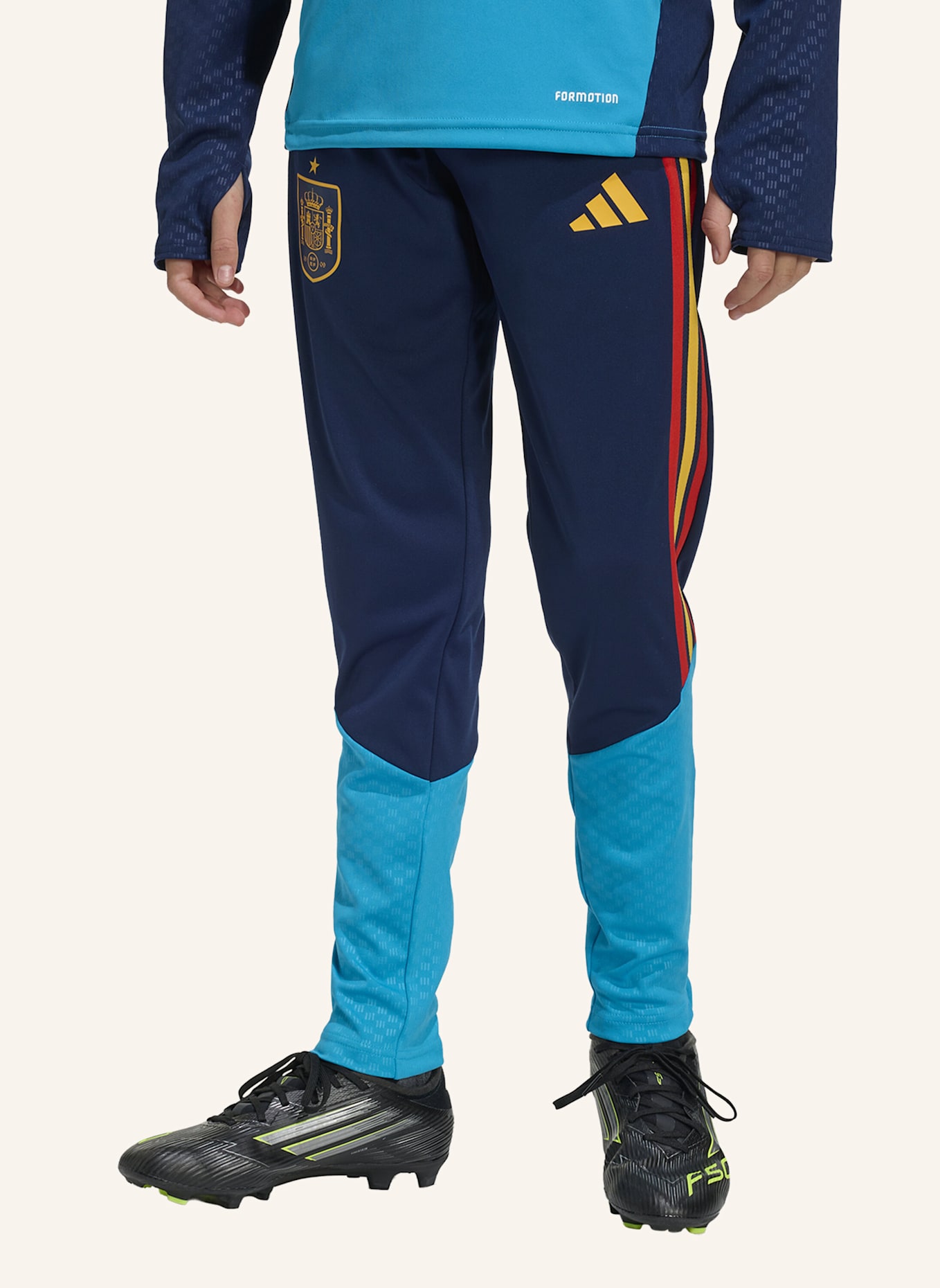 adidas SPAIN 26 TIRO TRAINING KIDS HOSE: BLAU