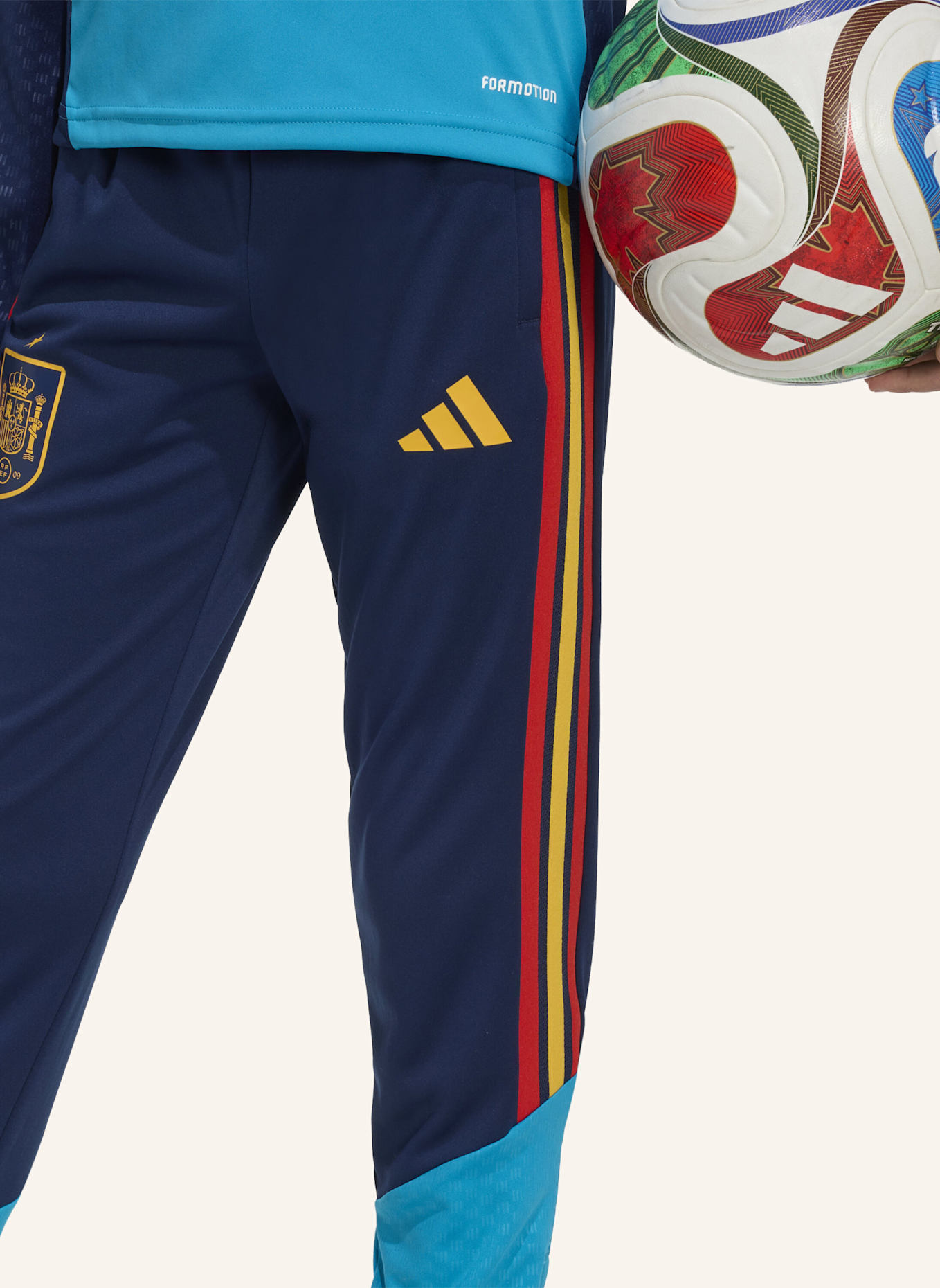 adidas SPAIN 26 TIRO TRAINING KIDS HOSE: BLAU