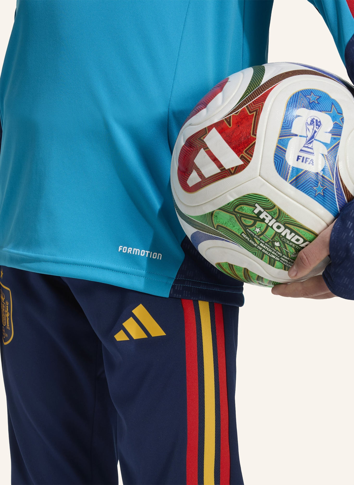 adidas SPANIEN 26 TIRO TRAININGSOBERTEIL KINDER: BLAU