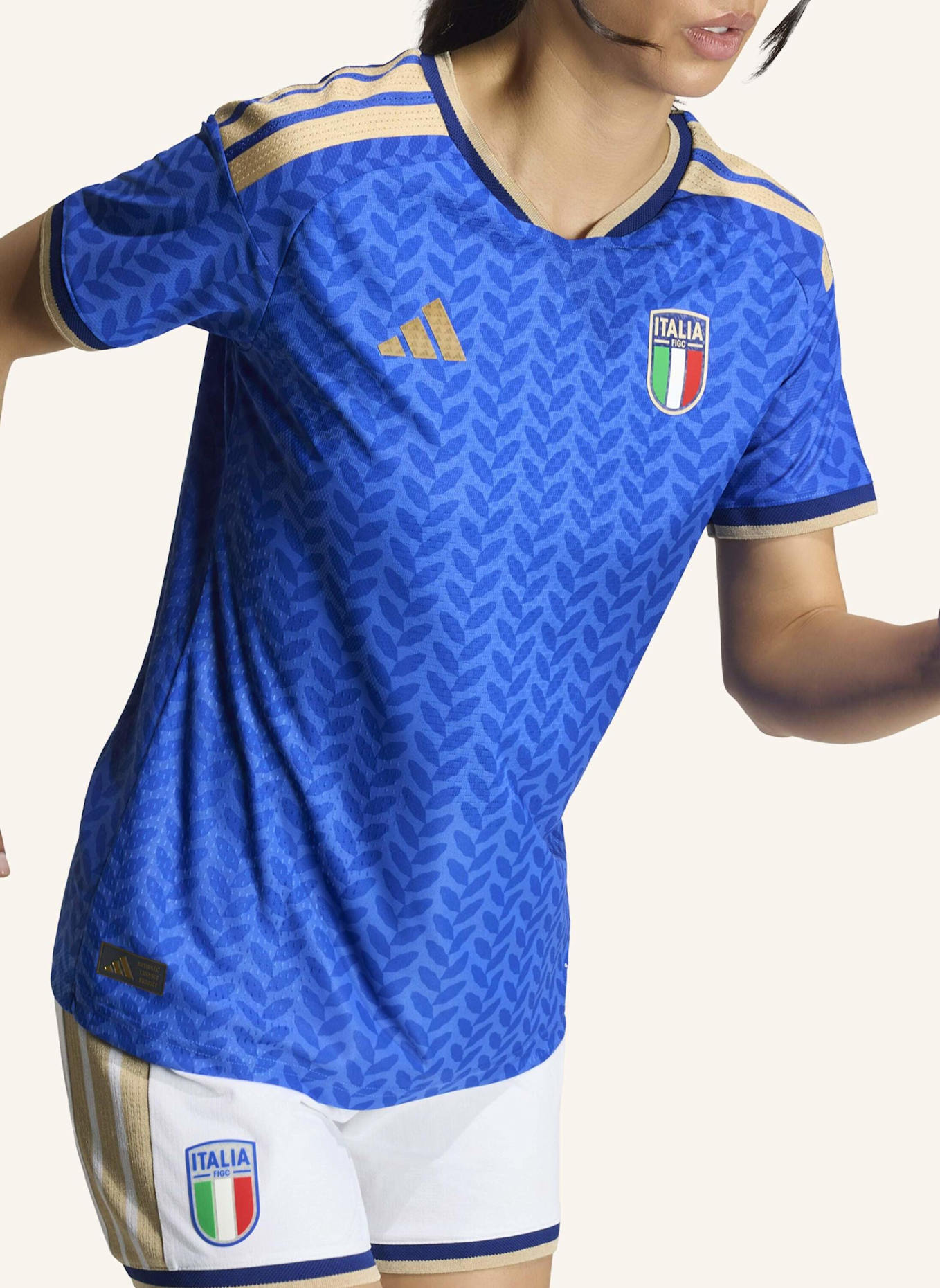 adidas ITALIEN 26 AUTHENTIC HEIMTRIKOT FRAUENTEAM: BLAU