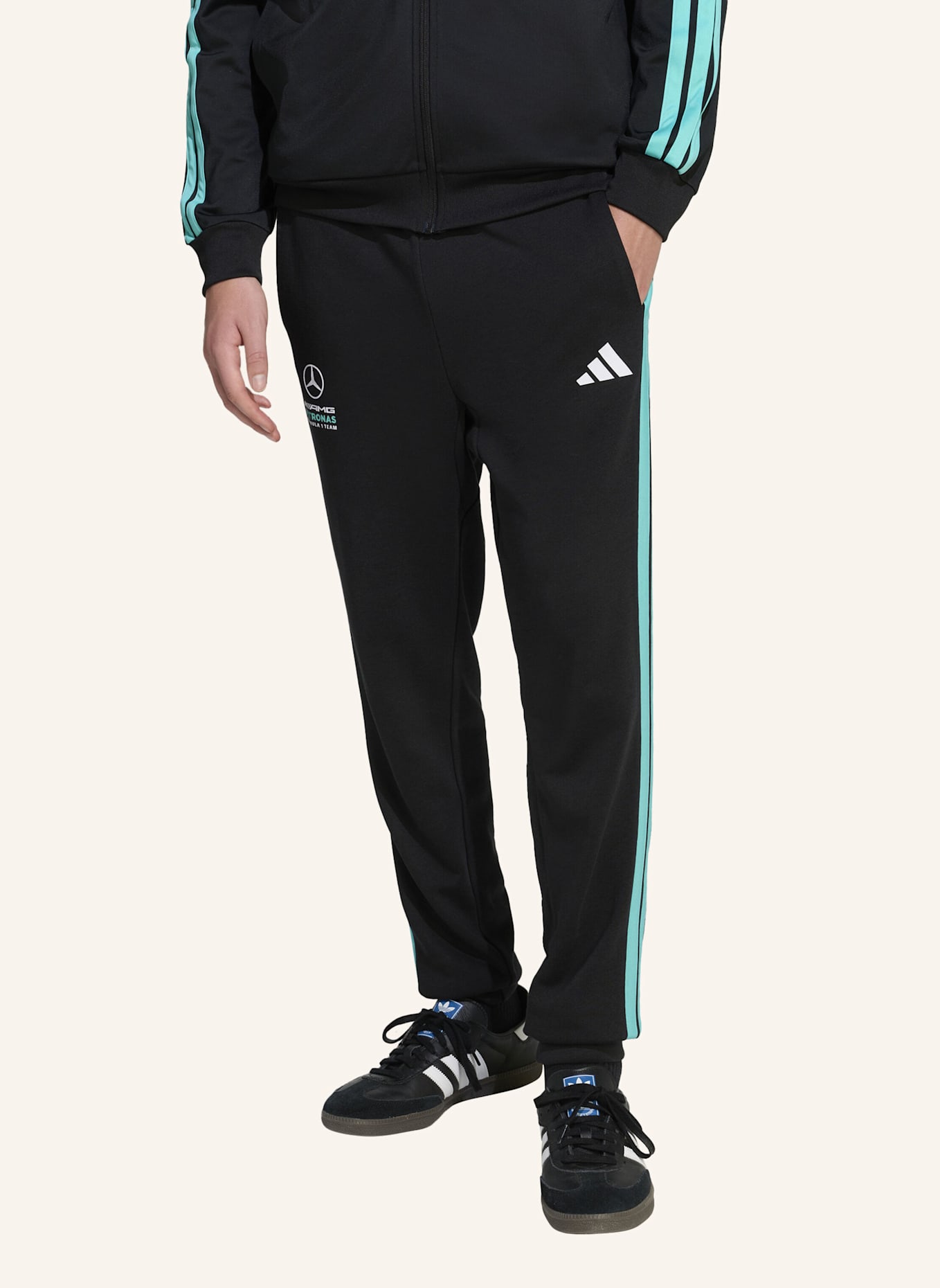 adidas MERCEDES - AMG PETRONAS FORMULA 1 TEAM DNA HOSE: SCHWARZ