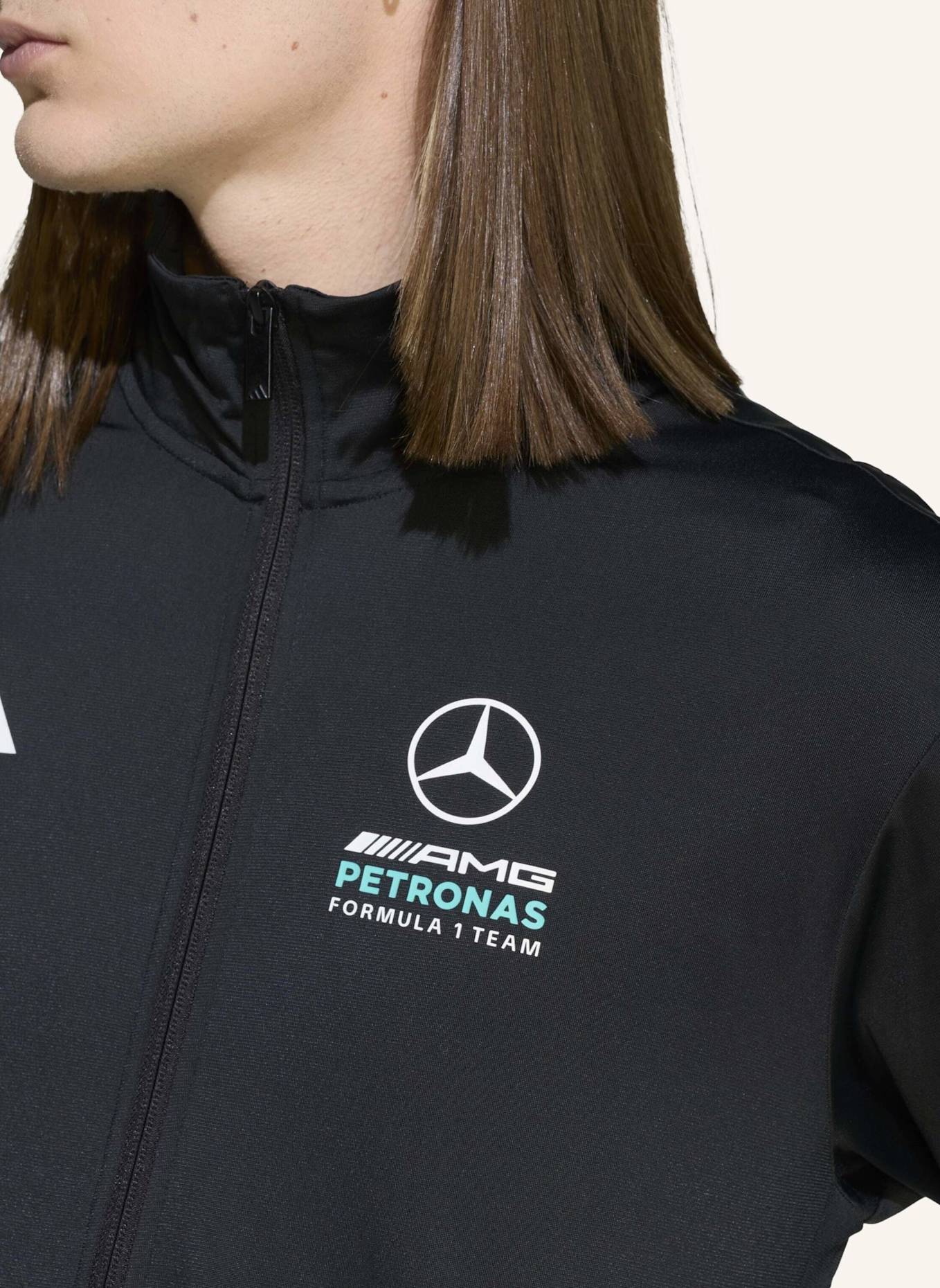 adidas MERCEDES - AMG PETRONAS FORMULA 1 TEAM DNA TRAININGSJACKE: SCHWARZ