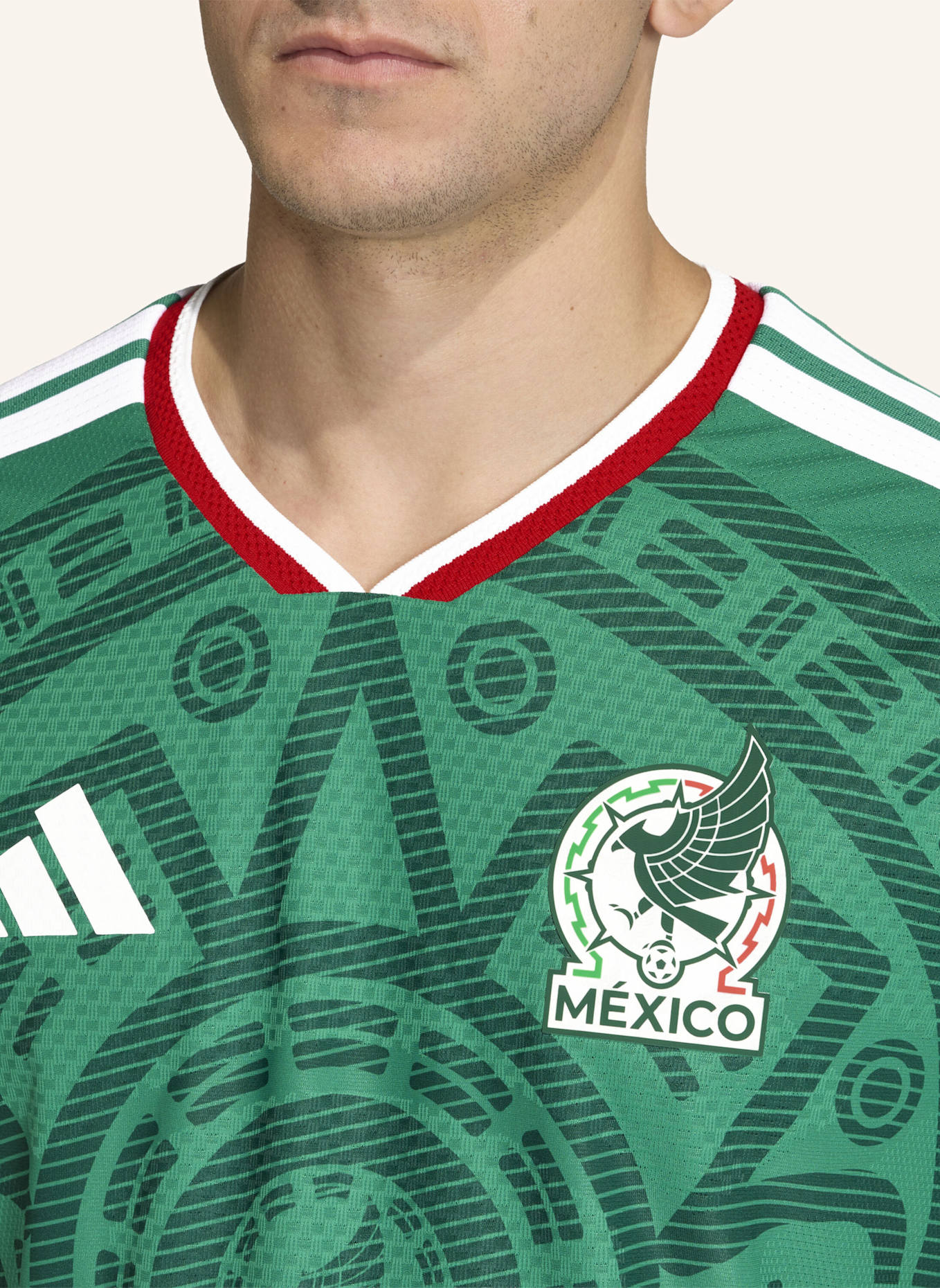 adidas AUTHENTISCHES MEXIKO 26 HEIMTRIKOT: GRÜN