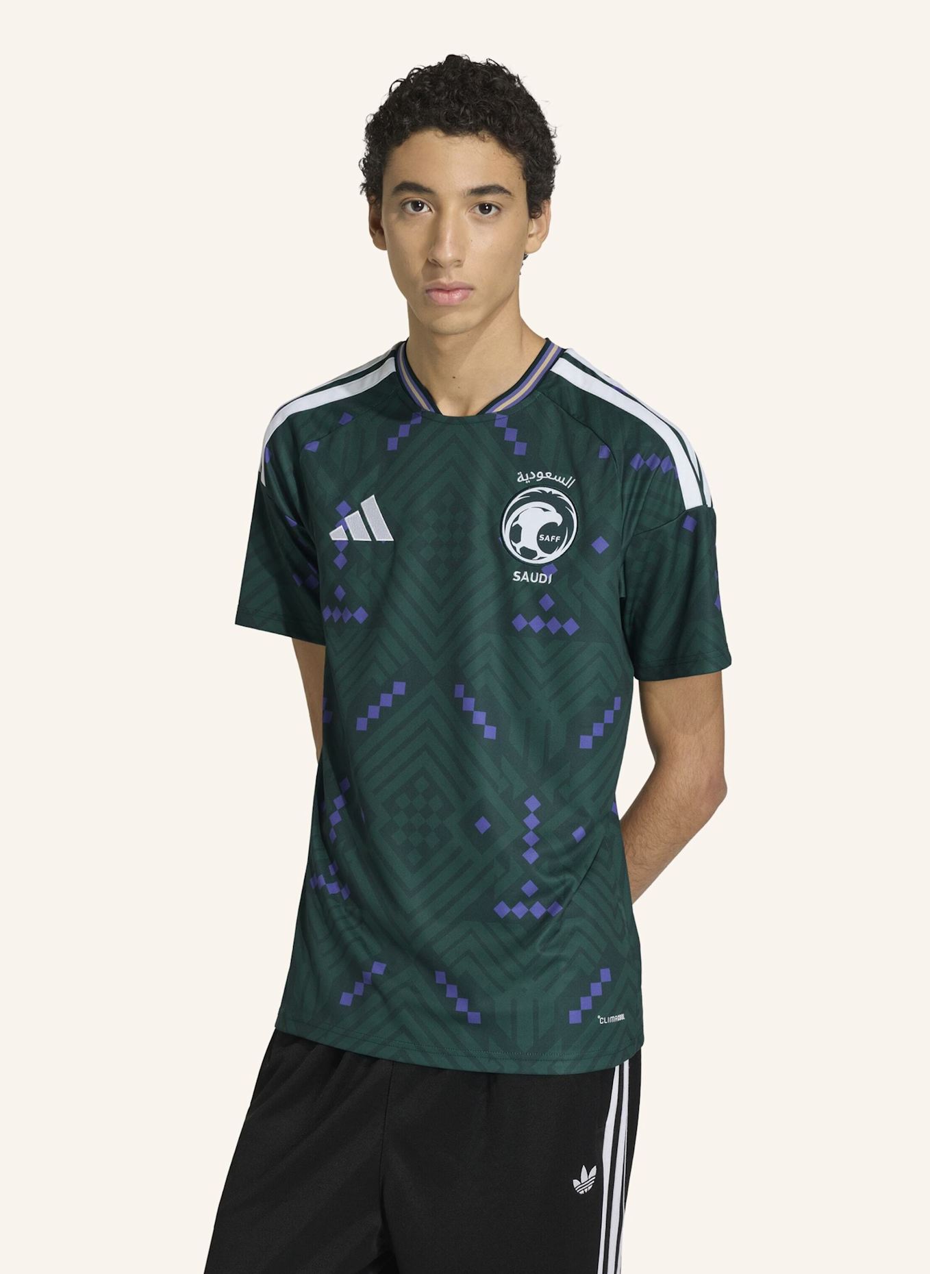 adidas SAUDI-ARABIEN 26 HEIMTRIKOT: GRÜN/ WEISS