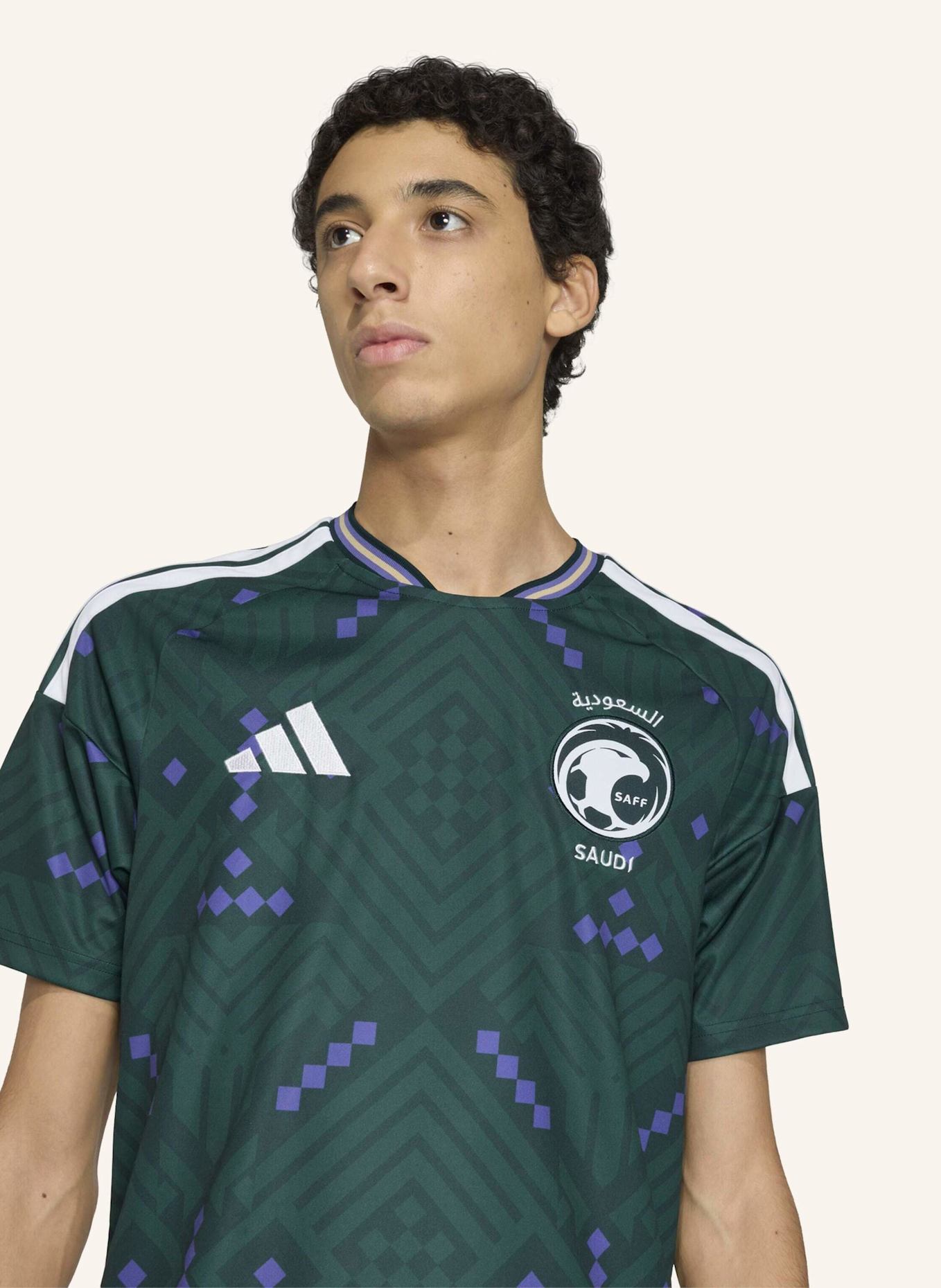 adidas SAUDI-ARABIEN 26 HEIMTRIKOT: GRÜN/ WEISS