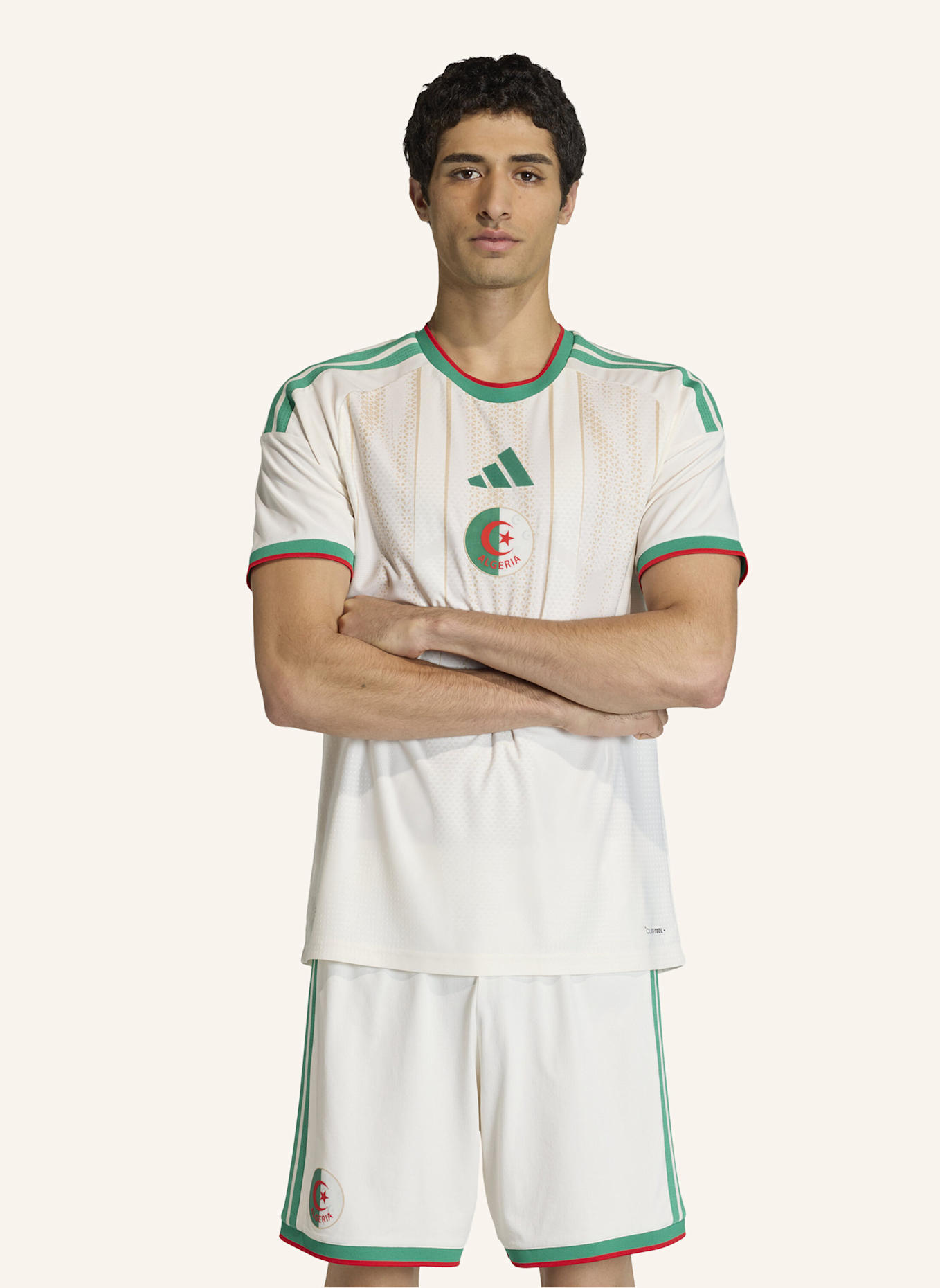 adidas ALGERIEN 26 AUTHENTIC HEIMTRIKOT: WEISS