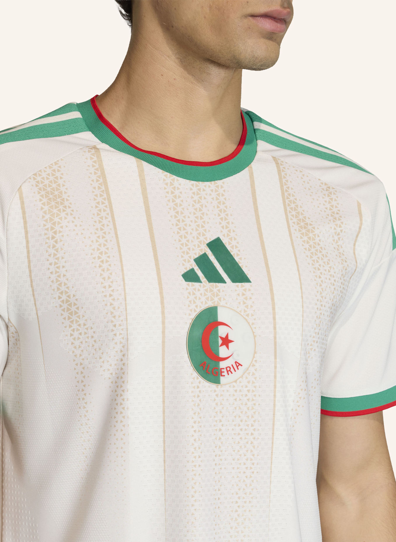 adidas ALGERIEN 26 AUTHENTIC HEIMTRIKOT: WEISS
