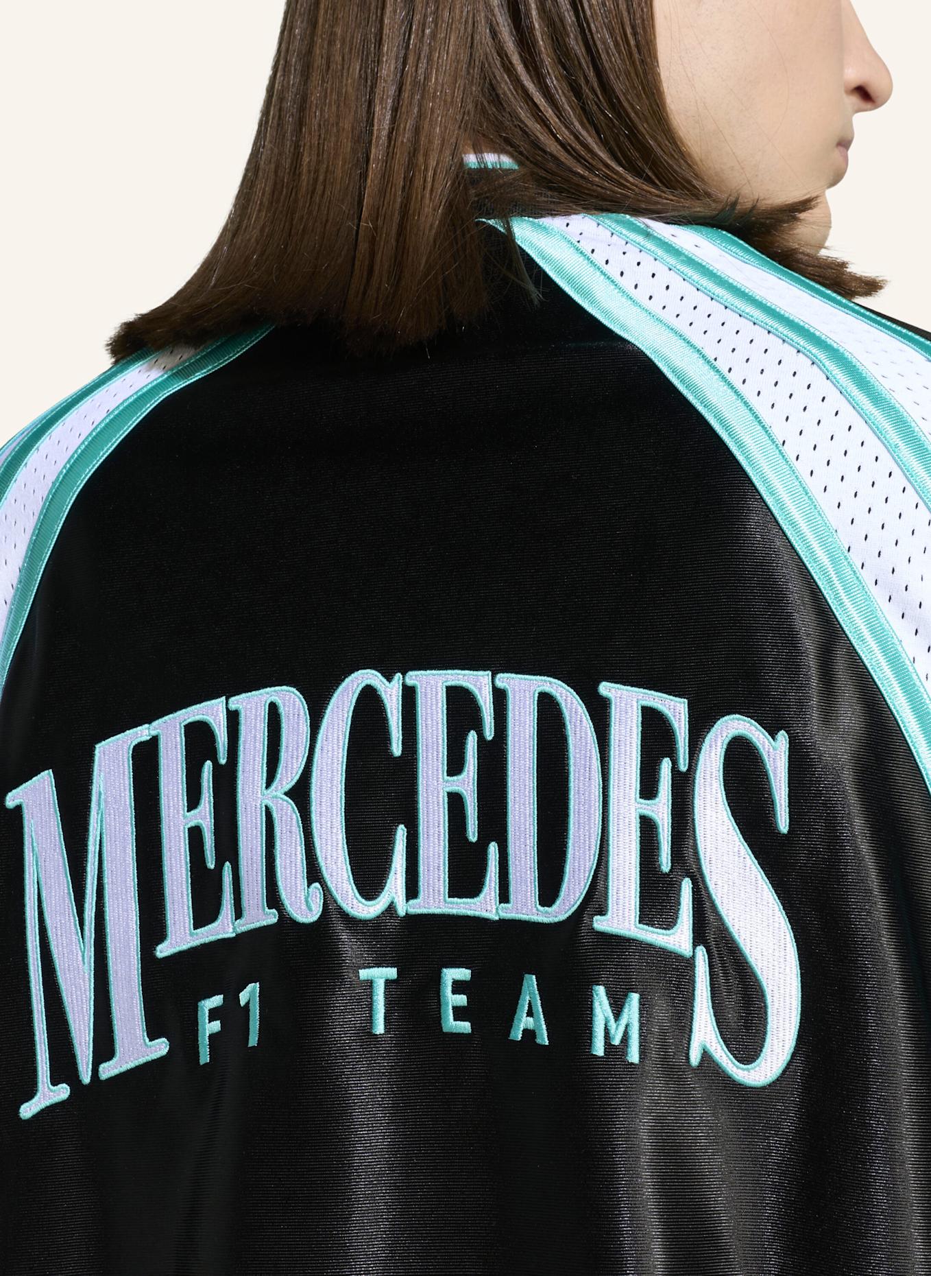 adidas MERCEDES – AMG PETRONAS FORMULA ONE TEAM LAS VEGAS BASEBALL SHIRT FÜR HERREN: SCHWARZ/ WEISS