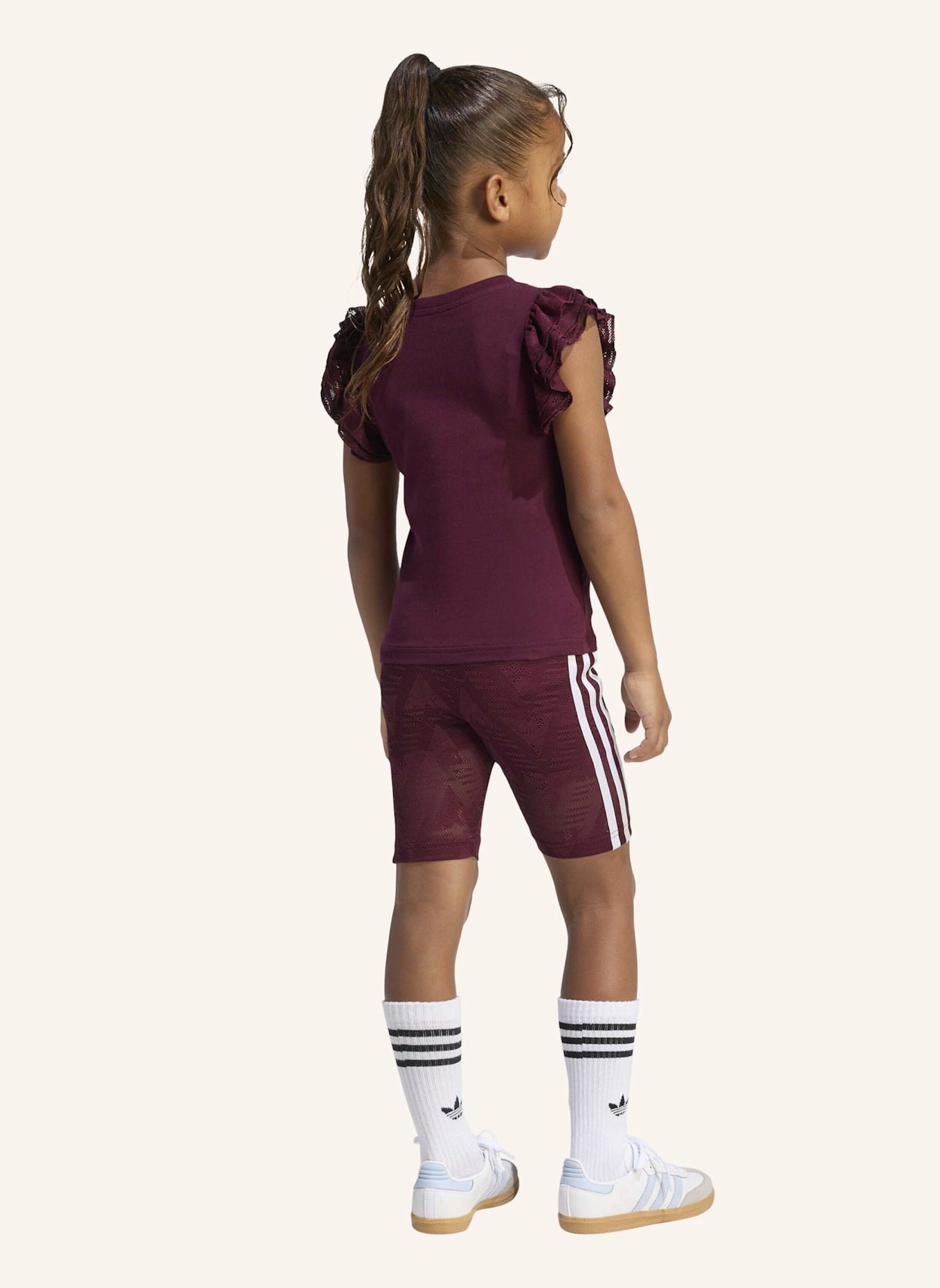 adidas Originals KURZES AOP CYCLING T-SHIRT-SET: ROT