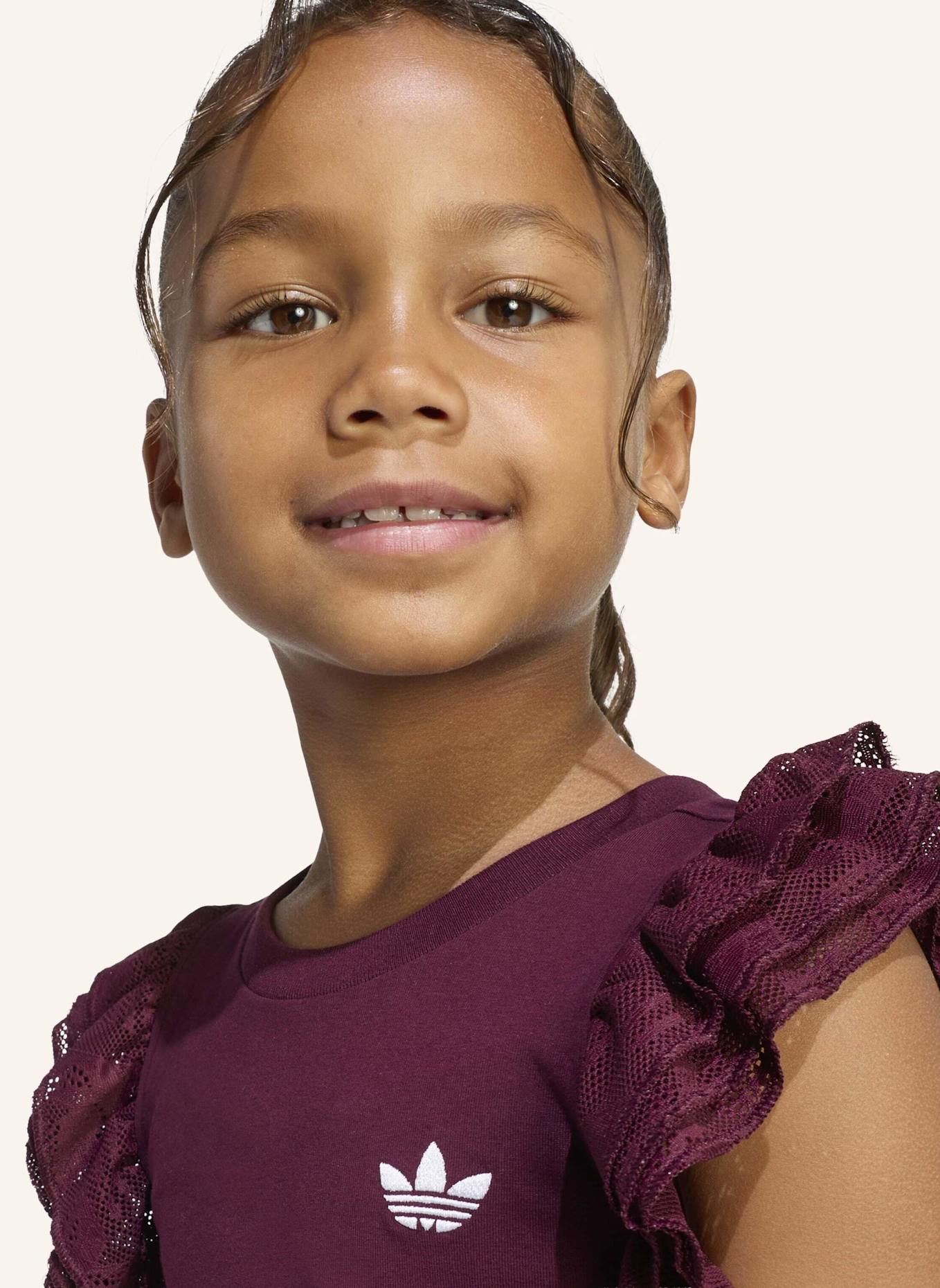 adidas Originals KURZES AOP CYCLING T-SHIRT-SET: ROT