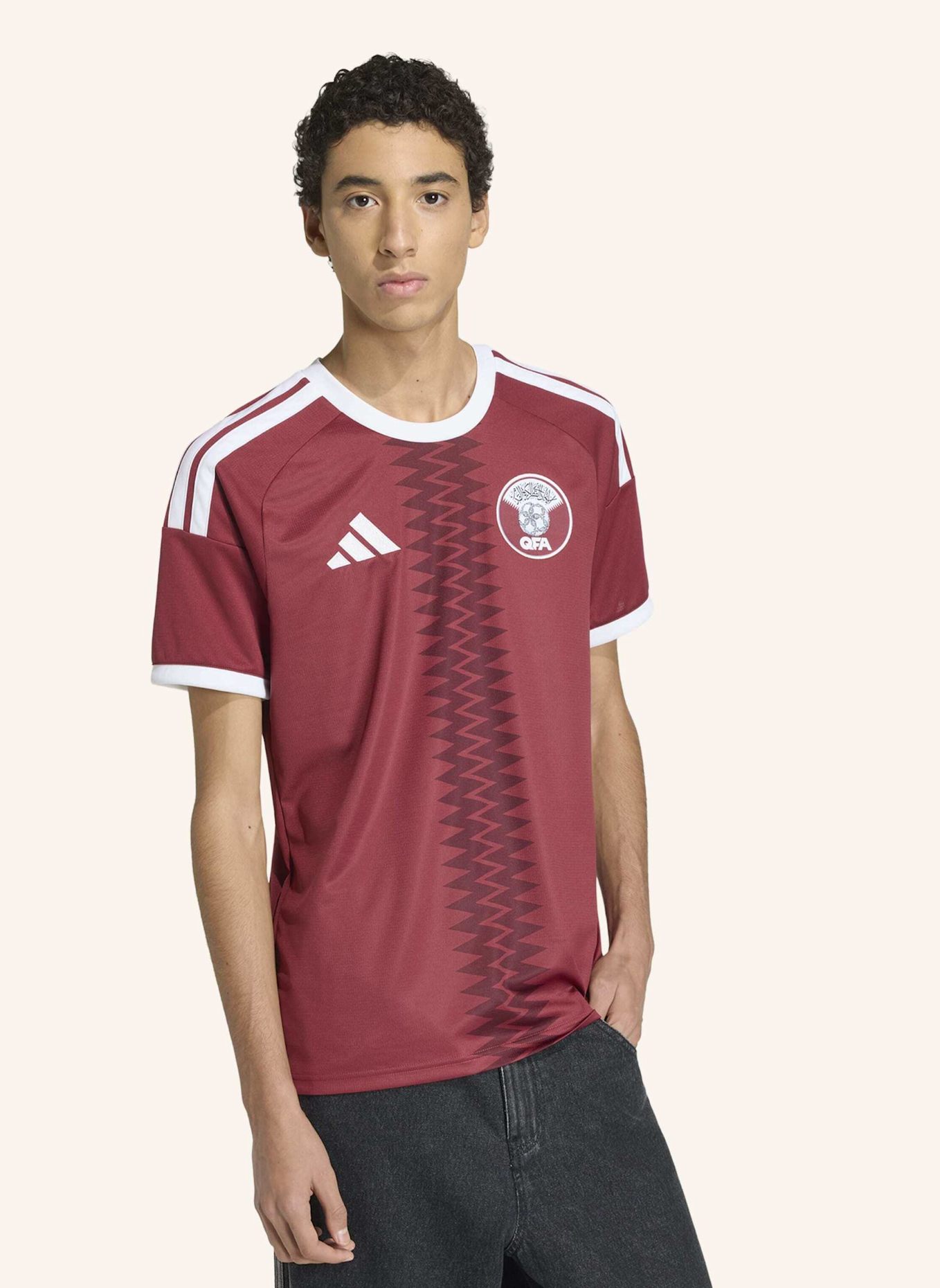 adidas KATAR 26 HEIMTRIKOT: ROT