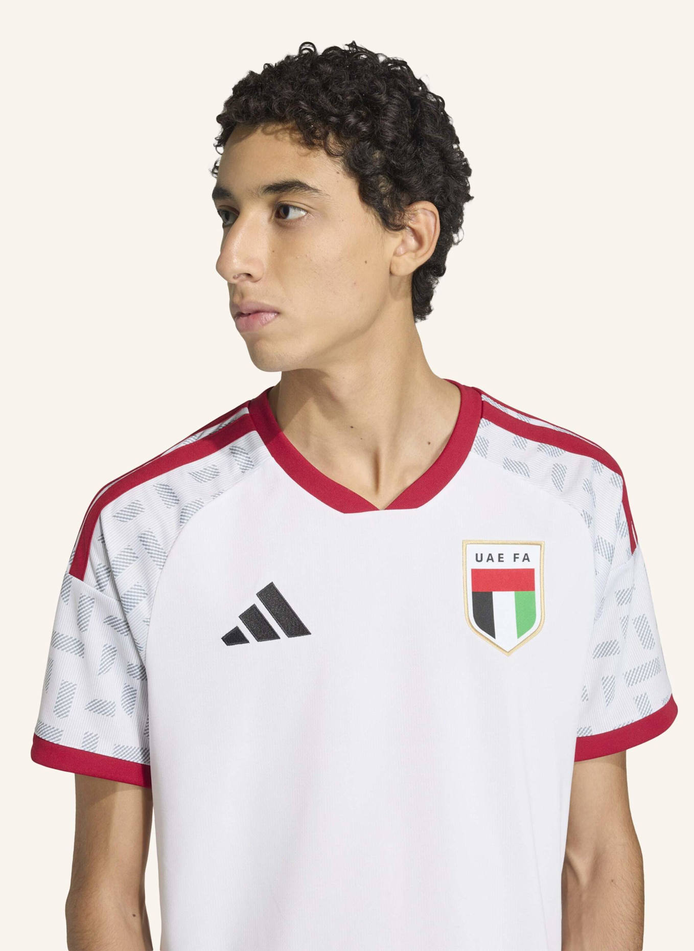 adidas VEREINIGTE ARABISCHE EMIRATE 26 HEIMTRIKOT: WEISS