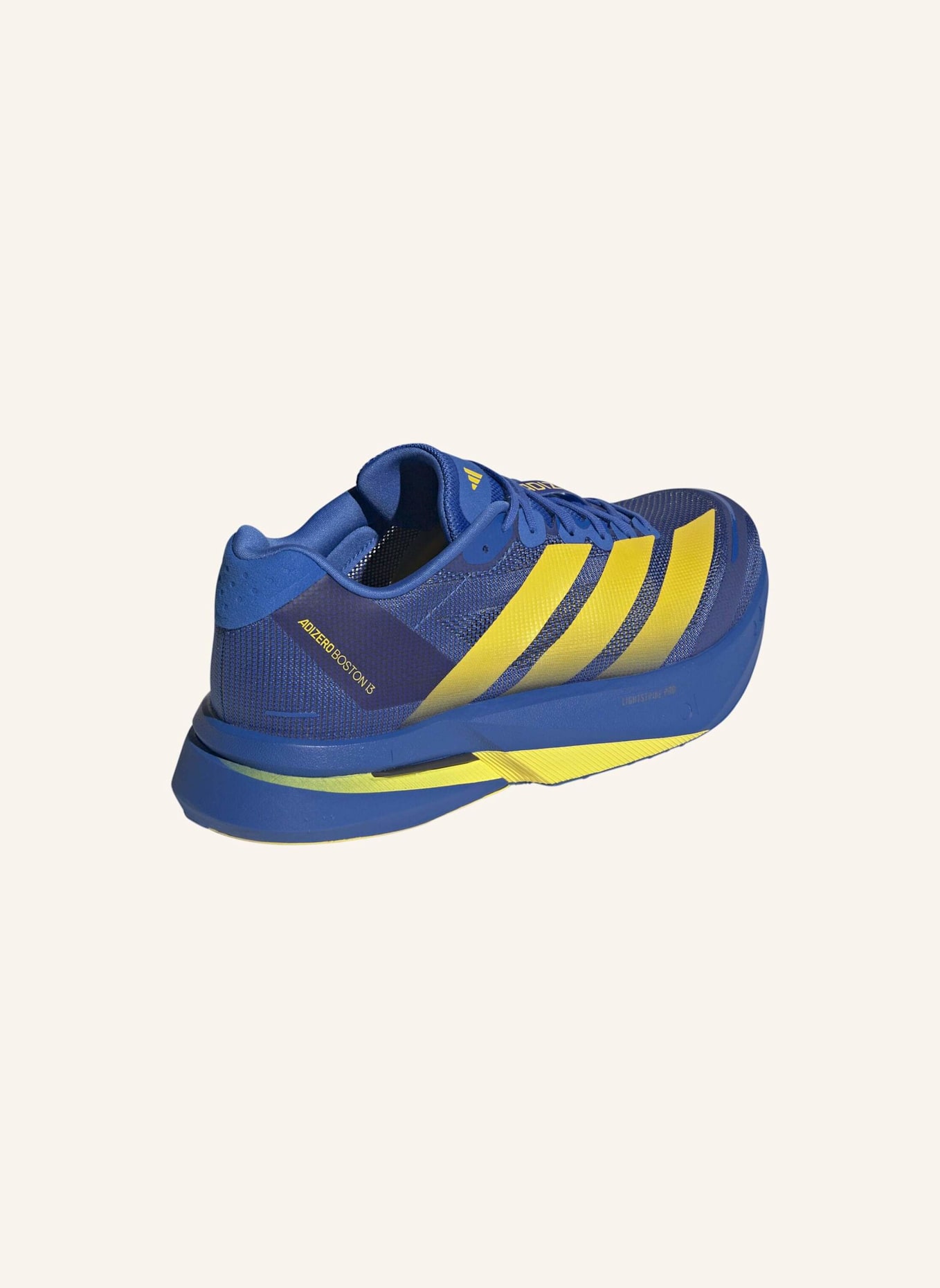 adidas ADIZERO BOSTON 13 SCHUH: BLAU/ GELB/ SCHWARZ