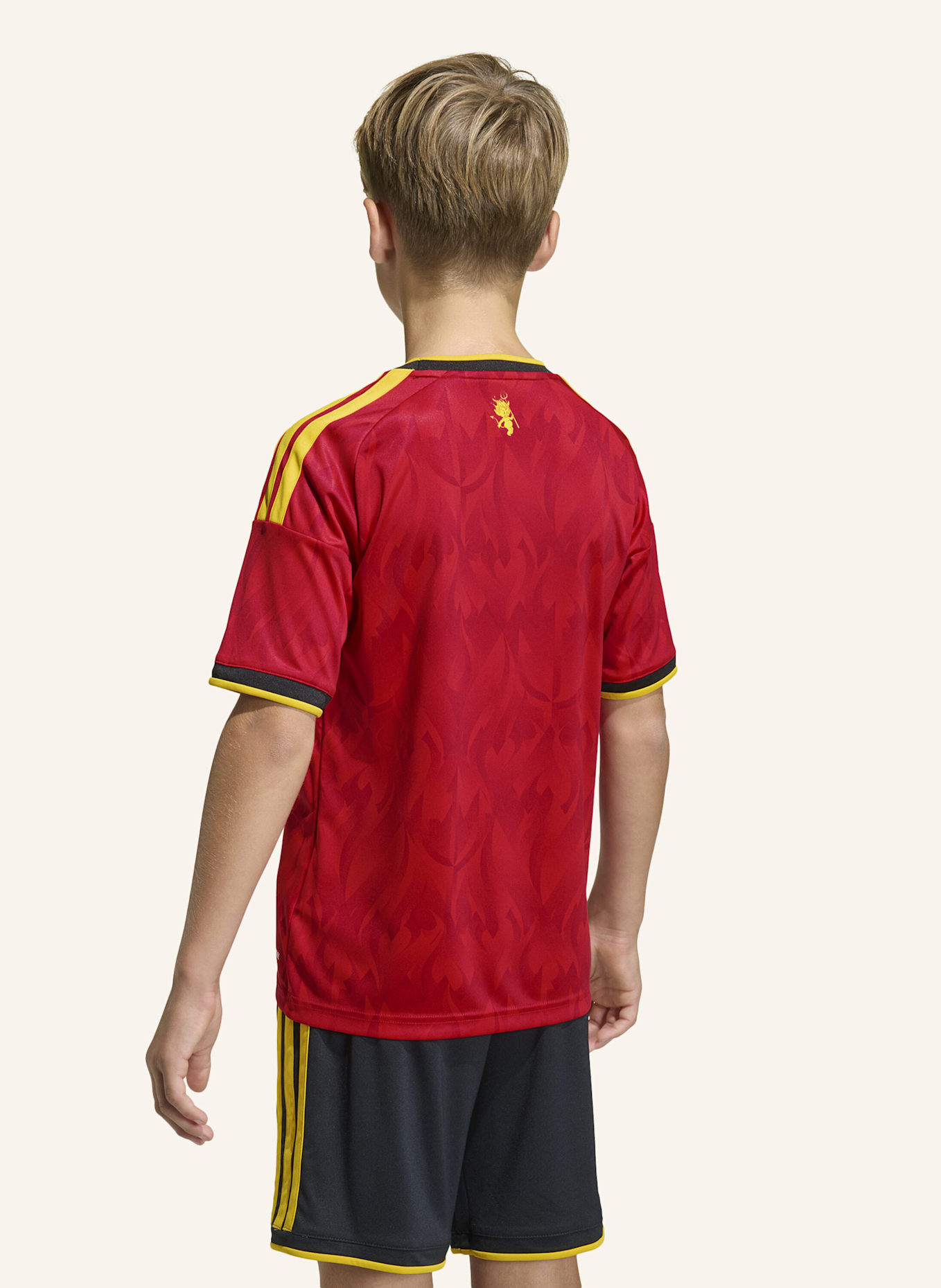 adidas BELGIEN 26 HEIMTRIKOT KINDER: ROT/ GOLD