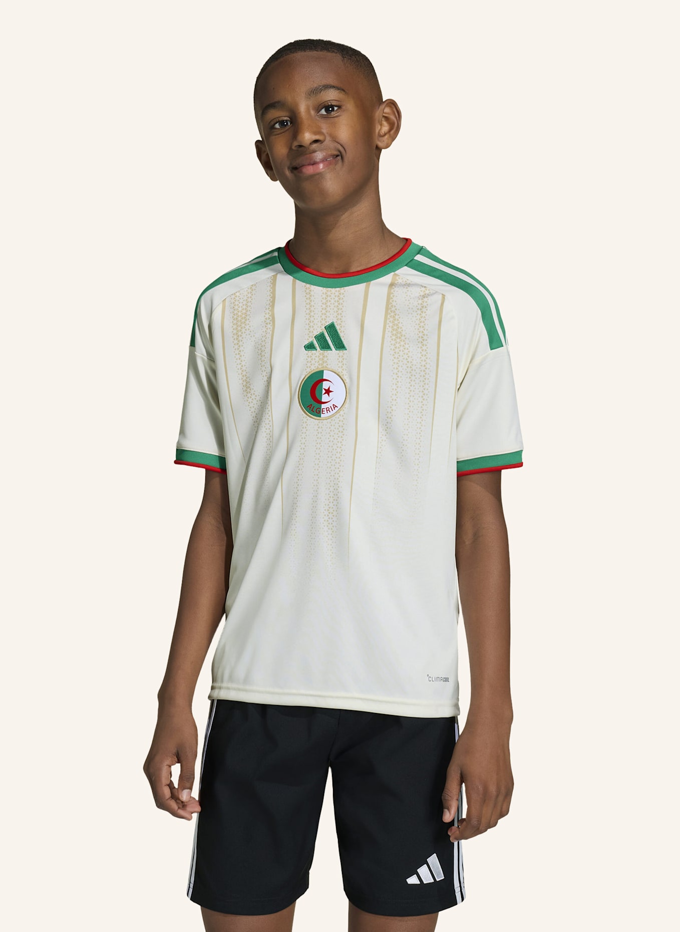 adidas ALGERIEN 26 HEIMTRIKOT KIDS: WEISS