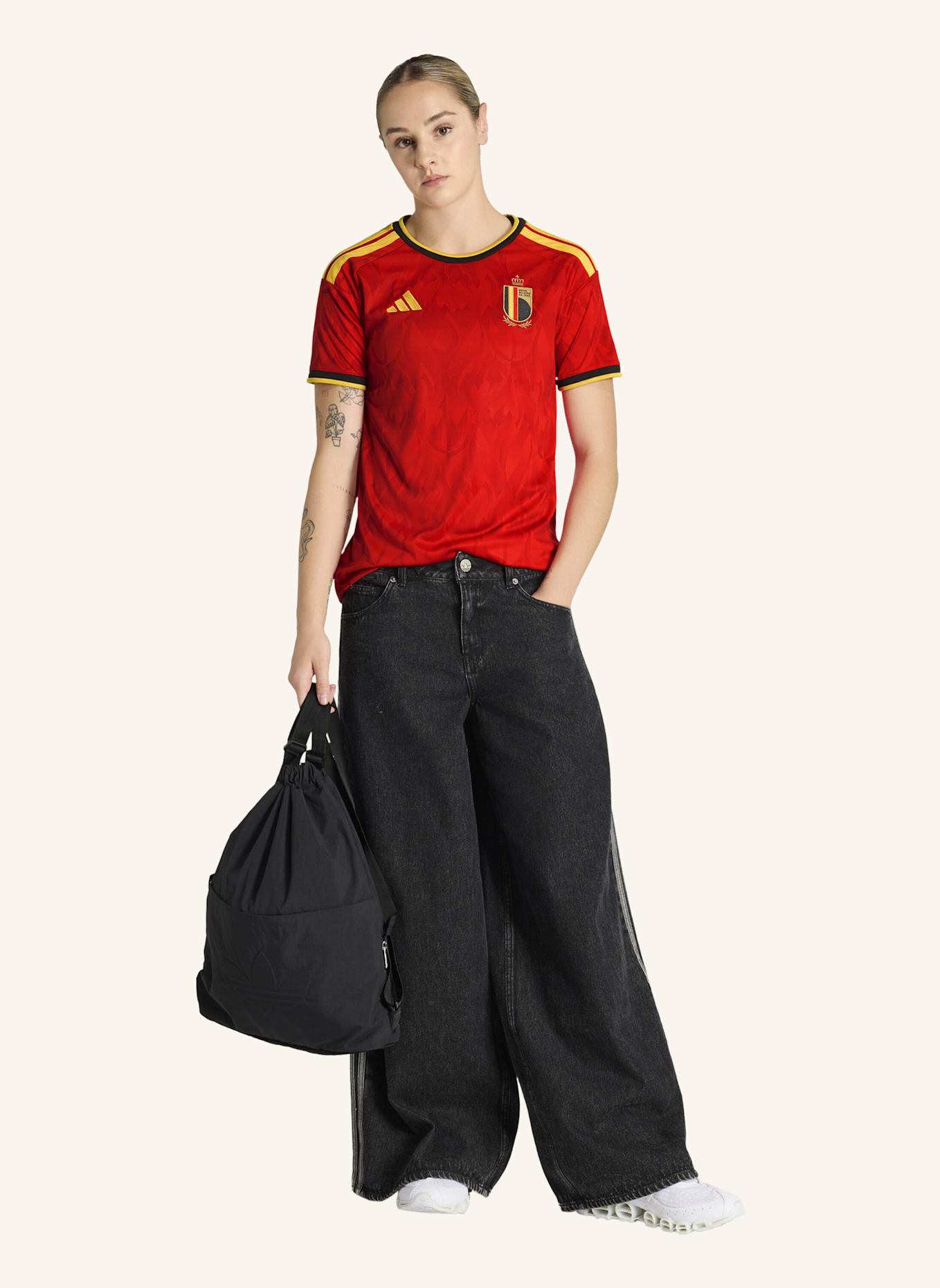 adidas BELGIEN 26 HEIMTRIKOT: ROT/ GOLD