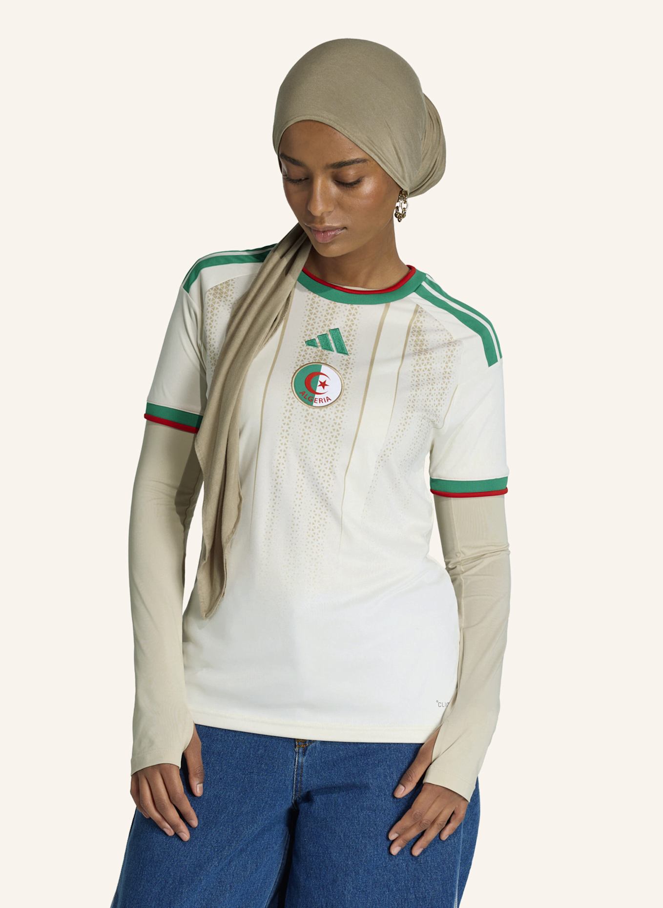 adidas ALGERIEN 26 HEIMTRIKOT: WEISS