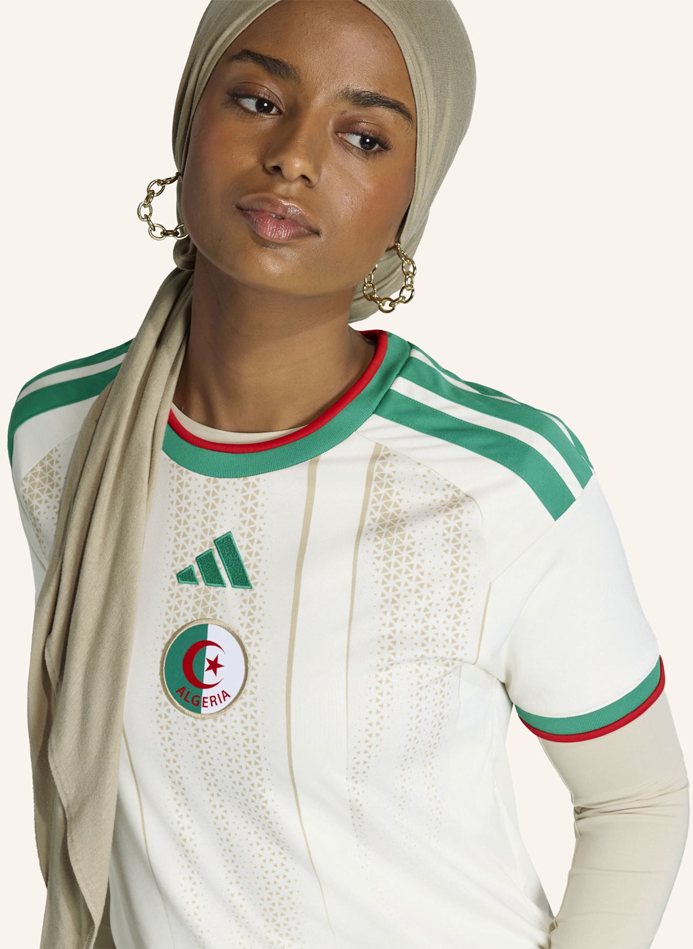 adidas ALGERIEN 26 HEIMTRIKOT: WEISS