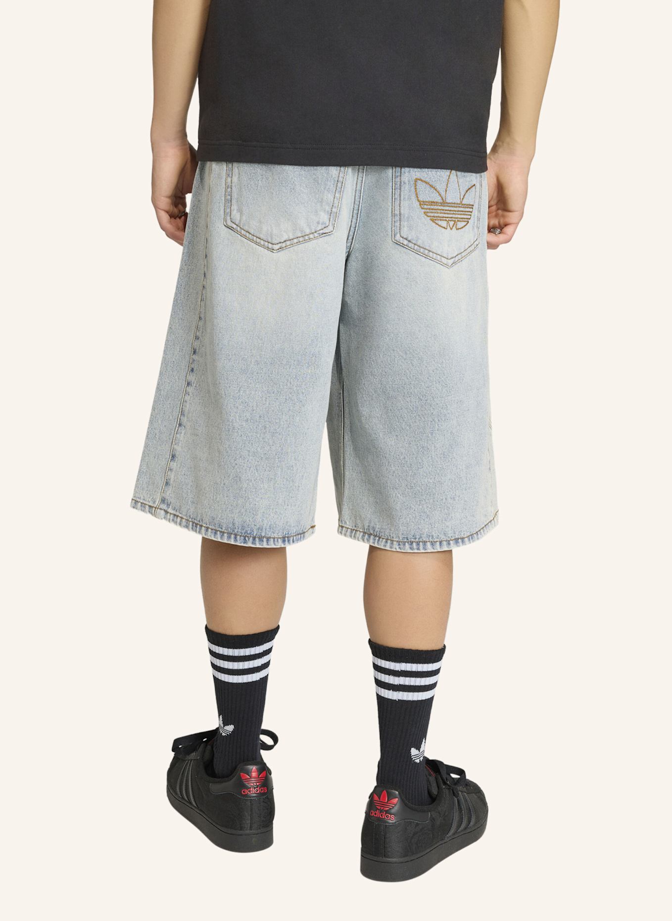 adidas Originals DENIM SHORTS: BLAU