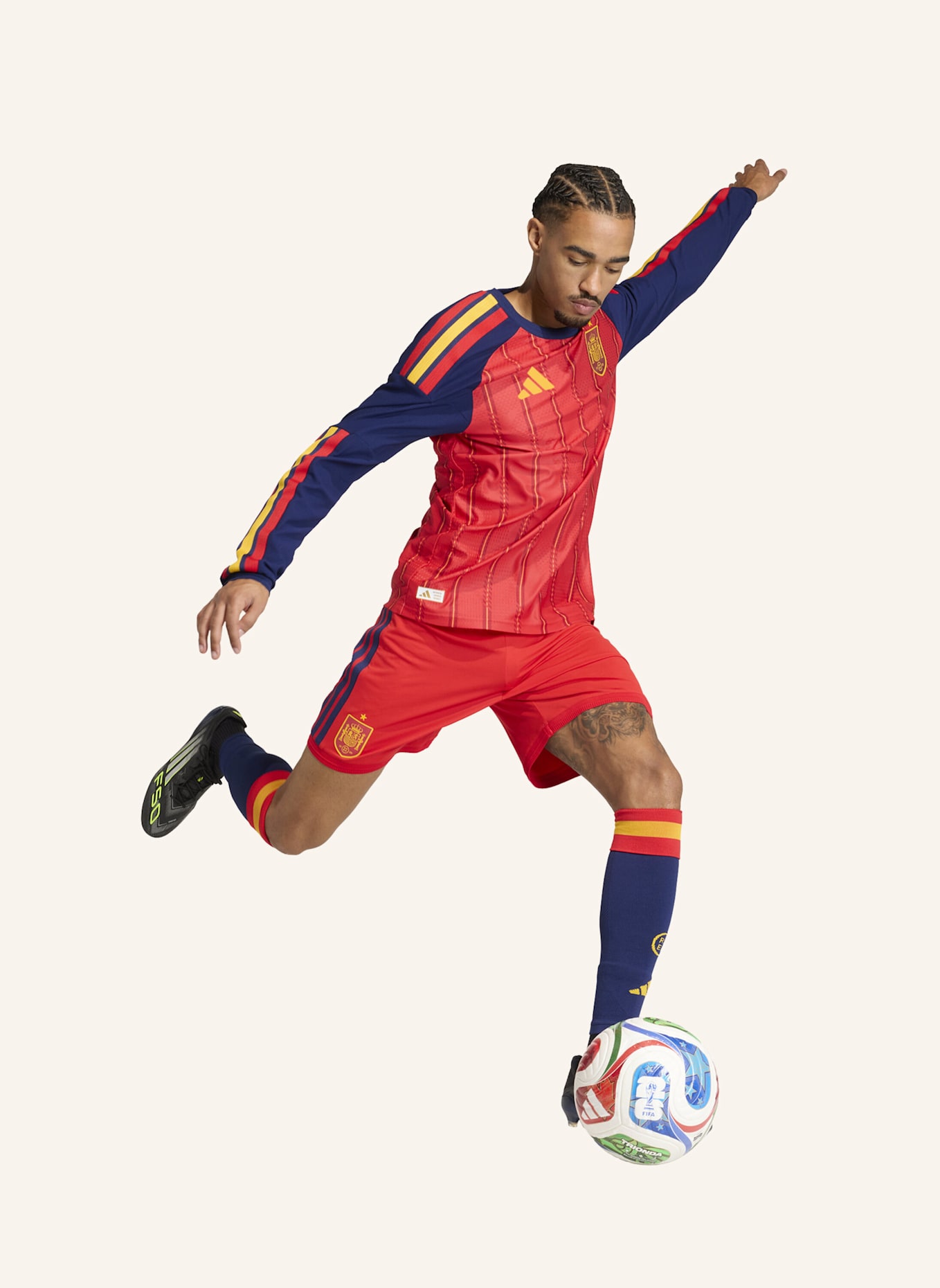 adidas SPANIEN 26 AUTHENTIC SHORTS: ROT